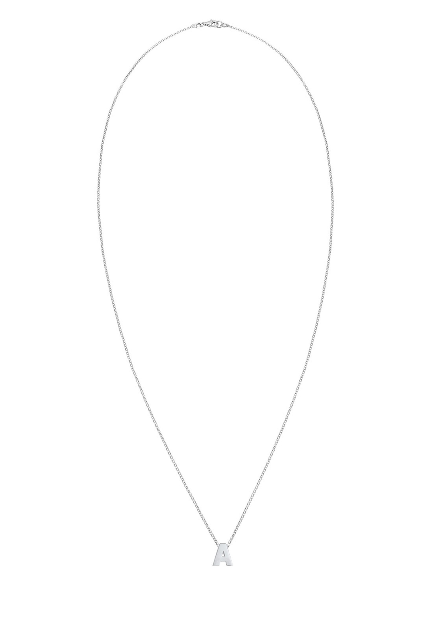 Elli Kette mit Anhänger »Halskette Buchstabe A Initialen 925 Sterling Silber«