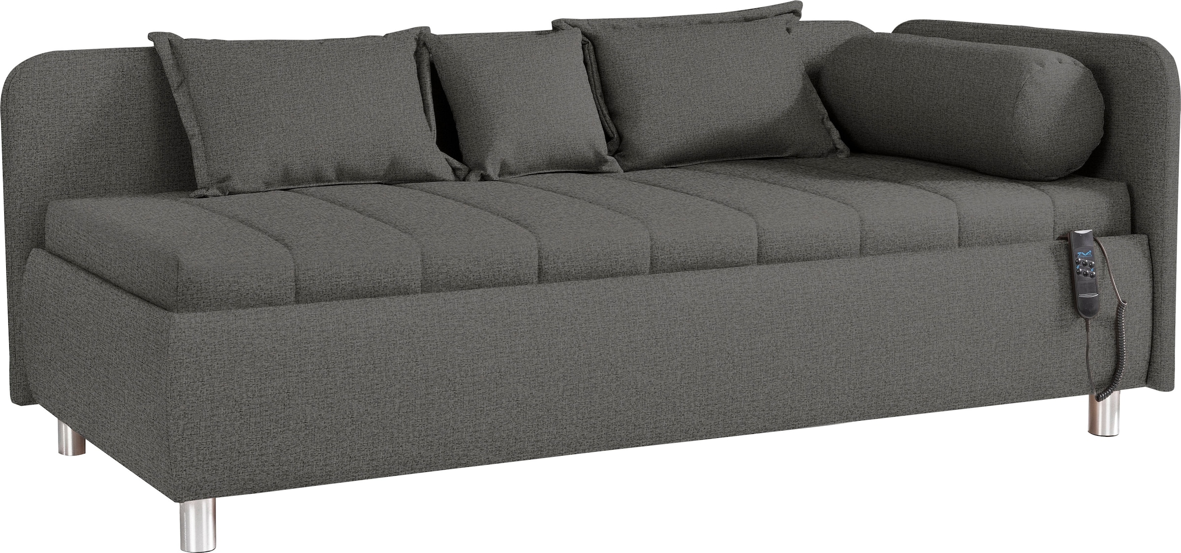 alina Schlafsofa »Kiana«, Liegefläche 90/200 cm oder 100/200 cm, Bettkasten, Zierkissen-Set