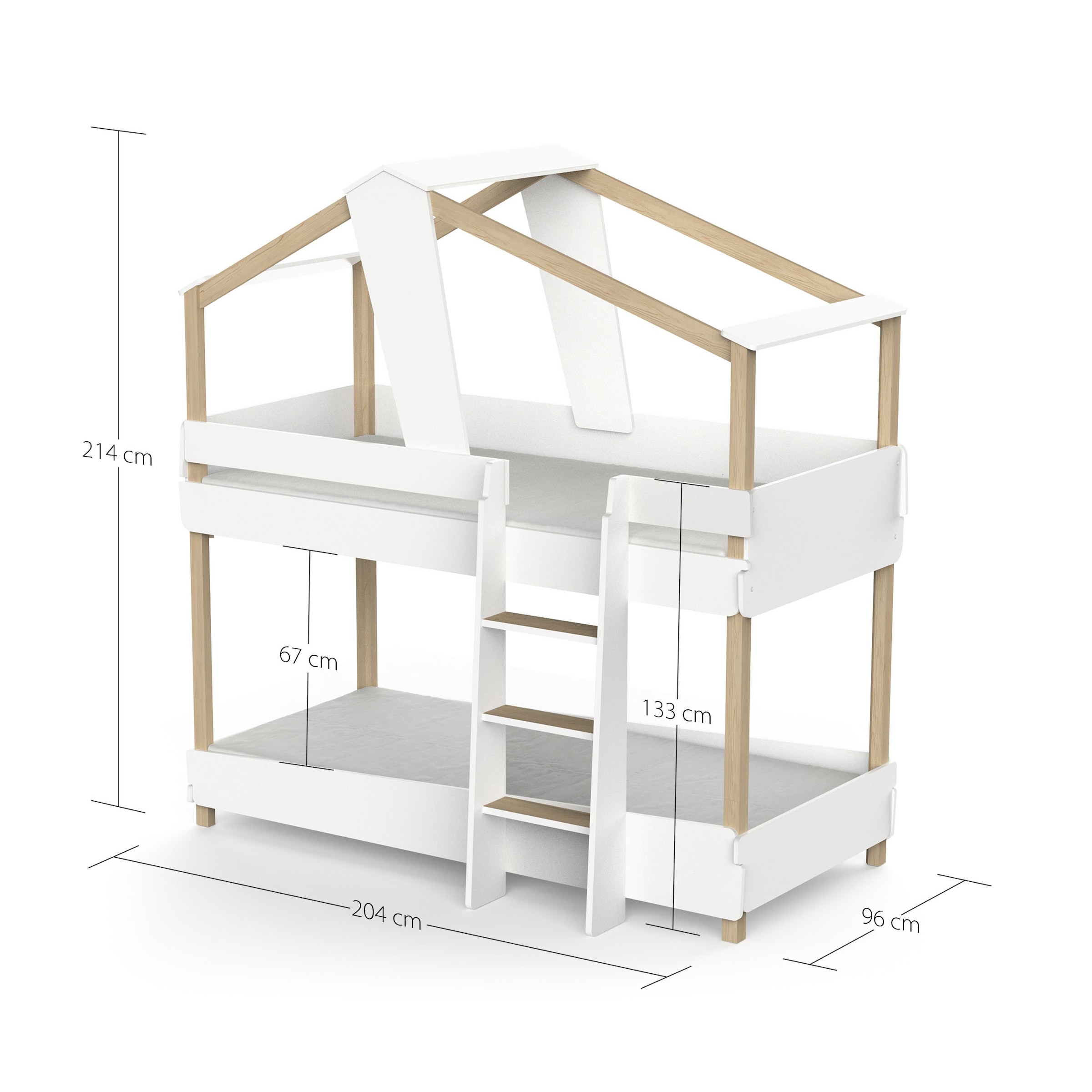 Demeyere GROUP Kinderbett »Timber«, Etagenbett 90x200