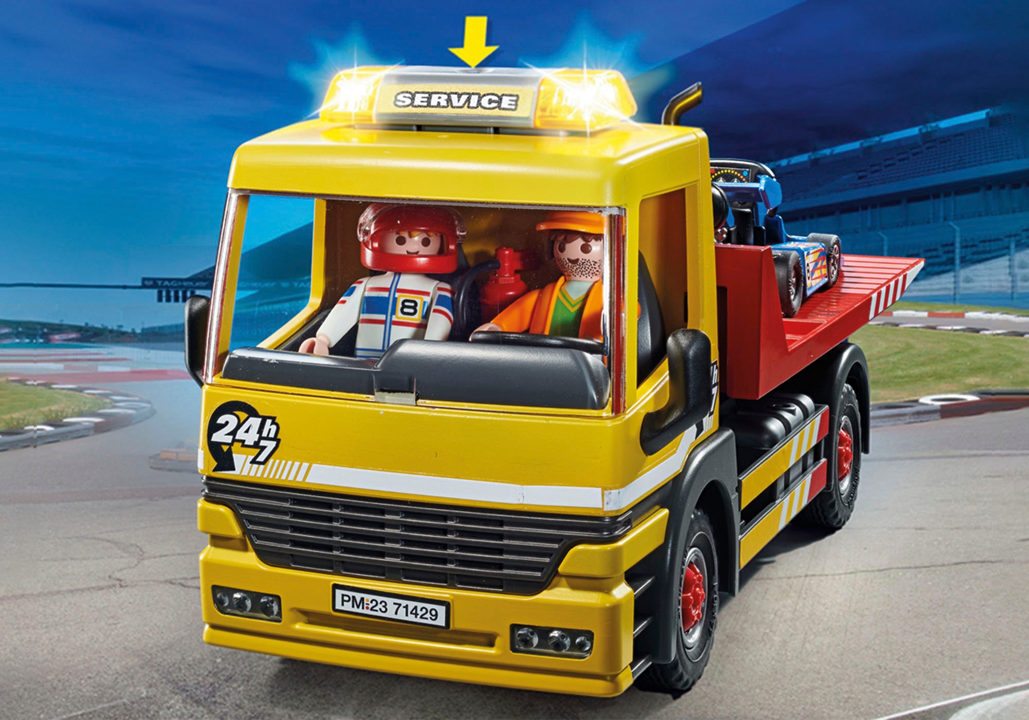 Playmobil® Konstruktions-Spielset »Abschleppdienst (71429), My City Life«, (54 St.), mit Licht