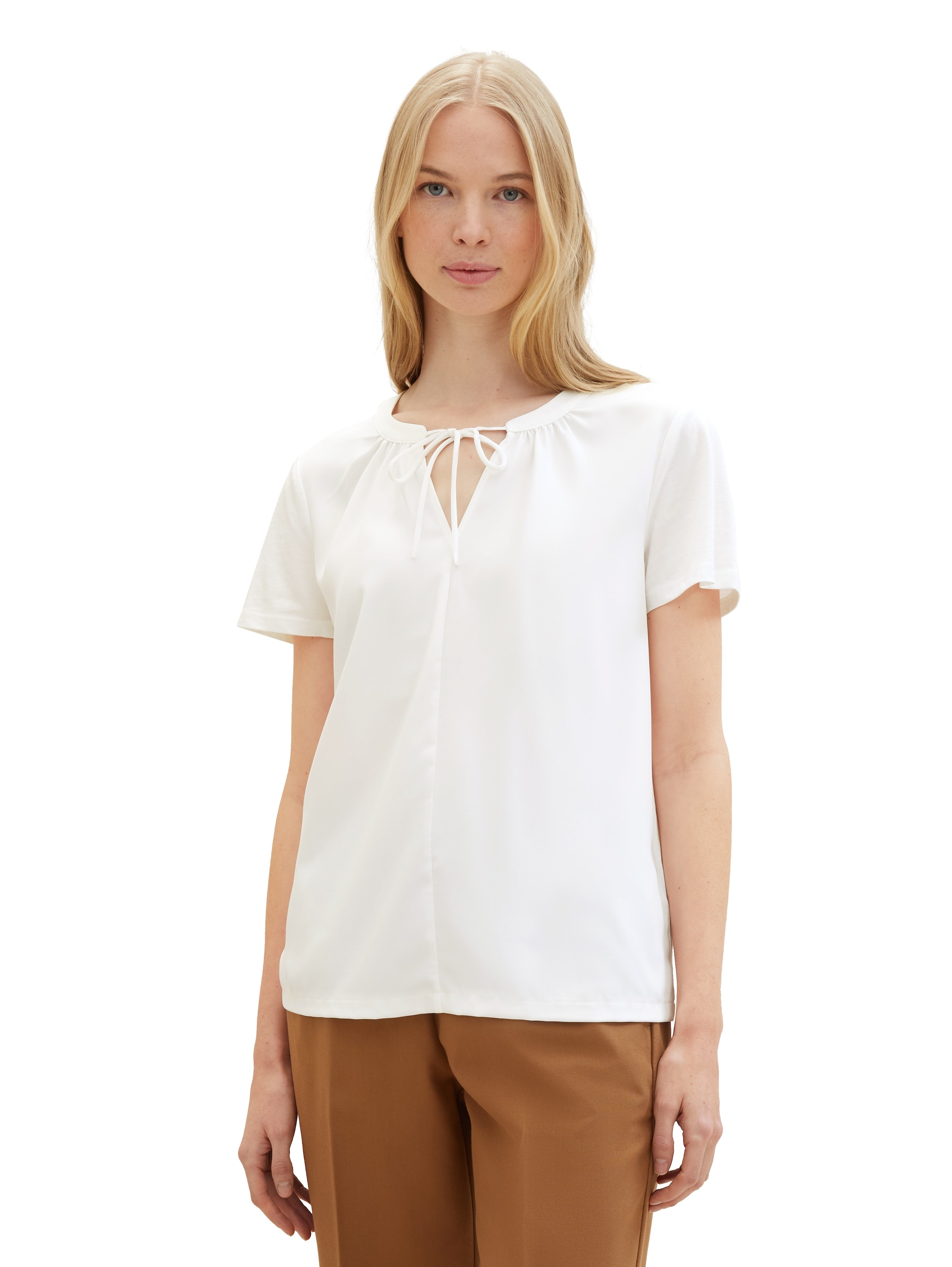 TOM TAILOR T-Shirt, mit Henley-Ausschnitt