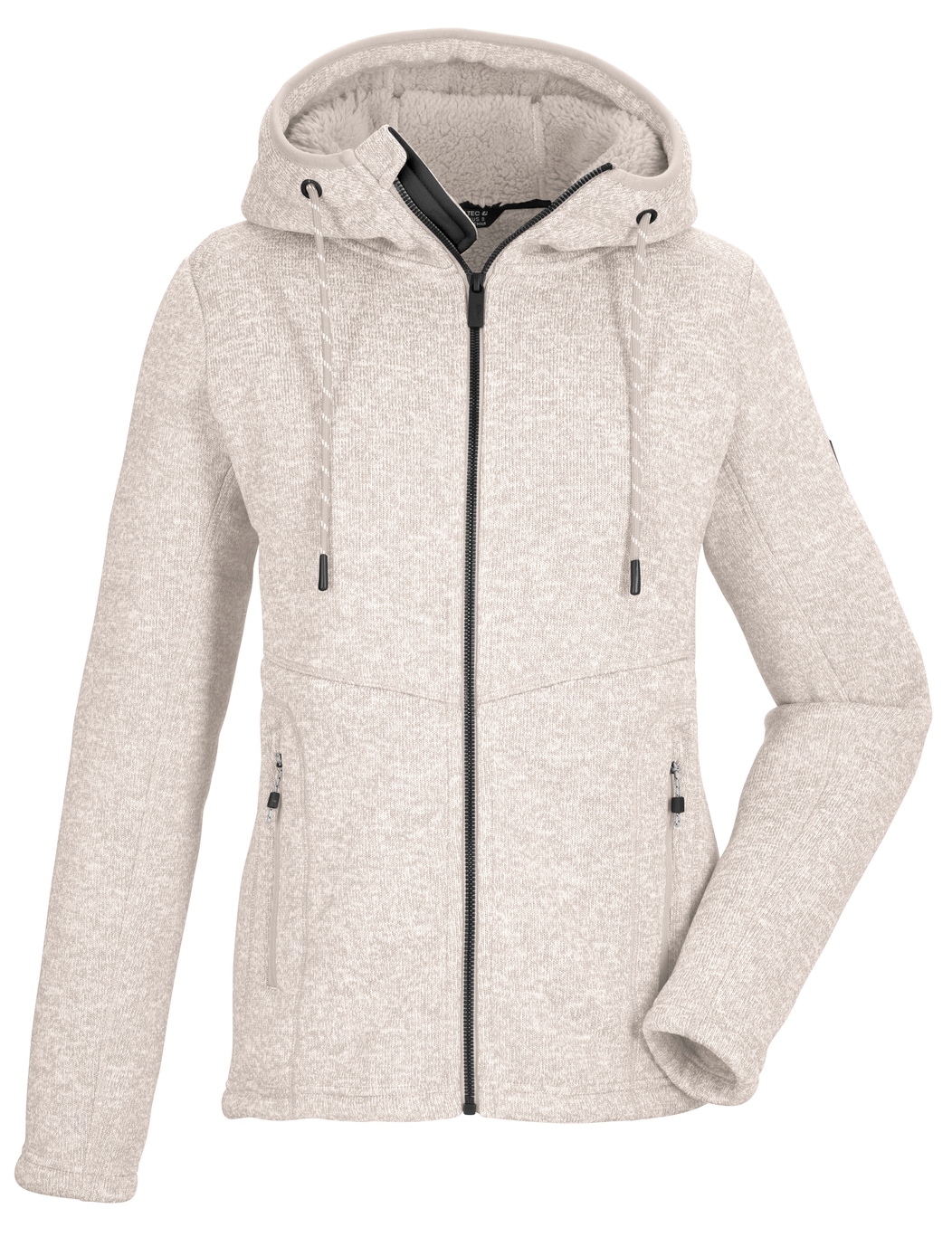 Killtec Strickfleecejacke »KOW 41 WMN KNTFLC JCKT« mit Kapuze mit Teddyfell