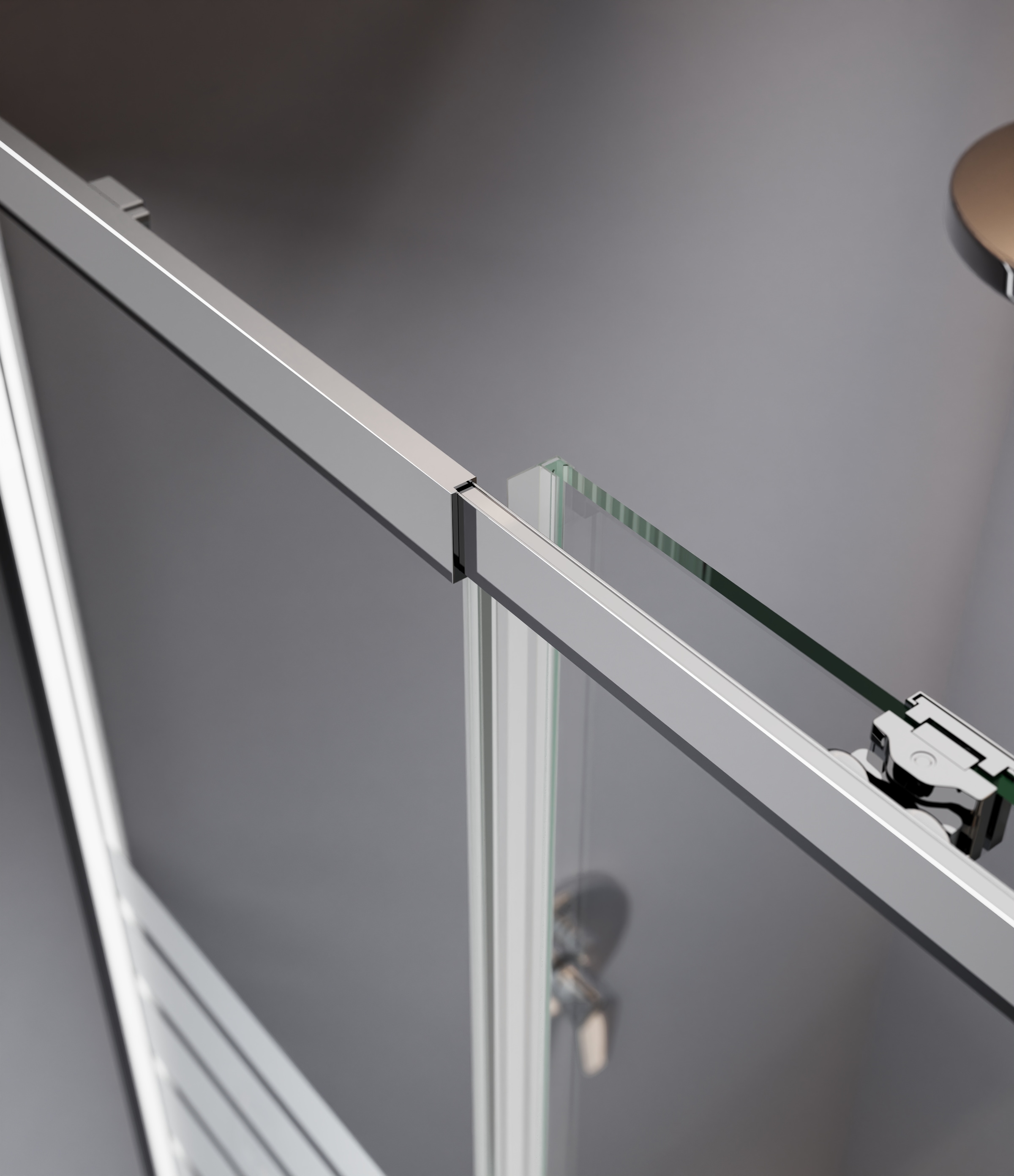 welltime Eckdusche »Trento Slimline« Eckdusche mit Profil in schmalem Design