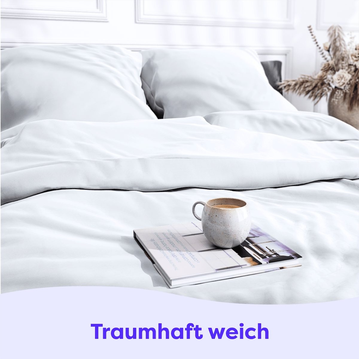 Wolkenfeld Bettwäsche »Wolkenfeld Sommer Bettwäsche Mako-Satin Baumwolle« 2 Stk. tlg. 135x200 cm, 155x220 & Übergrößen I inkl. Kissenbezüge 80x80