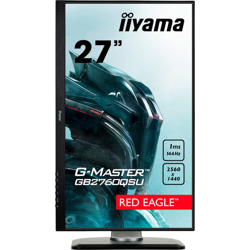 Iiyama Gaming-LED-Monitor »GB2760QSU-B1«, 68,5 cm/27 Zoll, 2560 x 1440 px, WQHD, 1 ms Reaktionszeit, 144 Hz