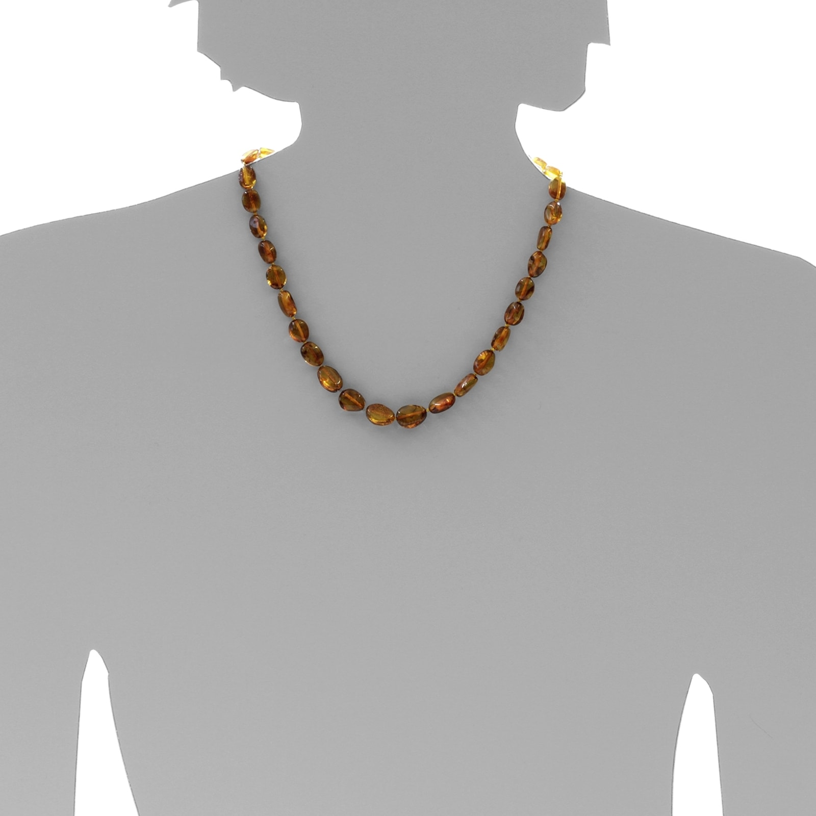 OSTSEE-SCHMUCK Kette ohne Anhänger »- Tocessa - Bernstein -,«
