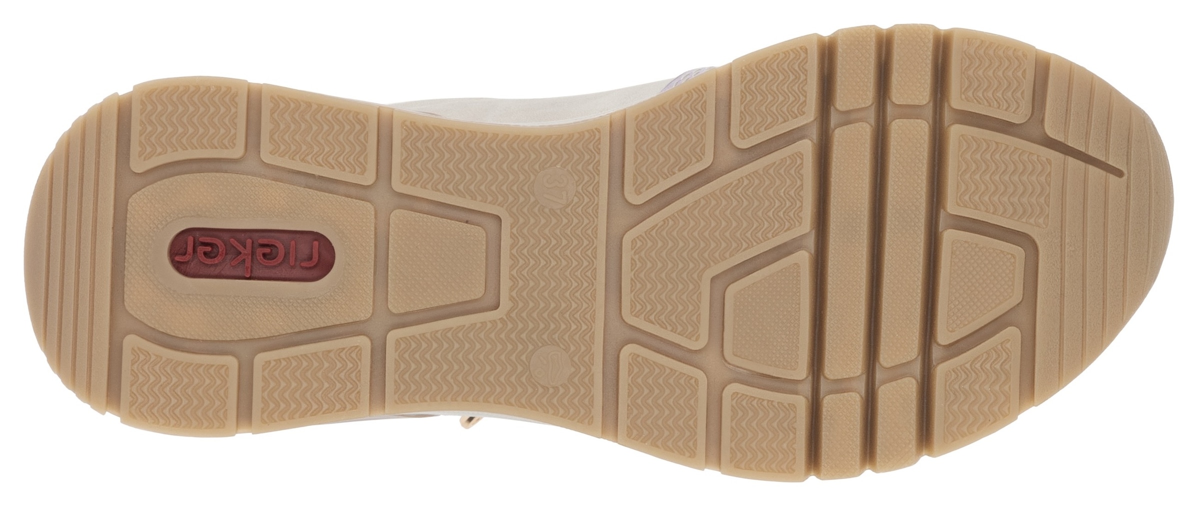 Rieker Wedgesneaker, Freizeitschuh, Halbschuh, Schnürschuh in bequemer Form
