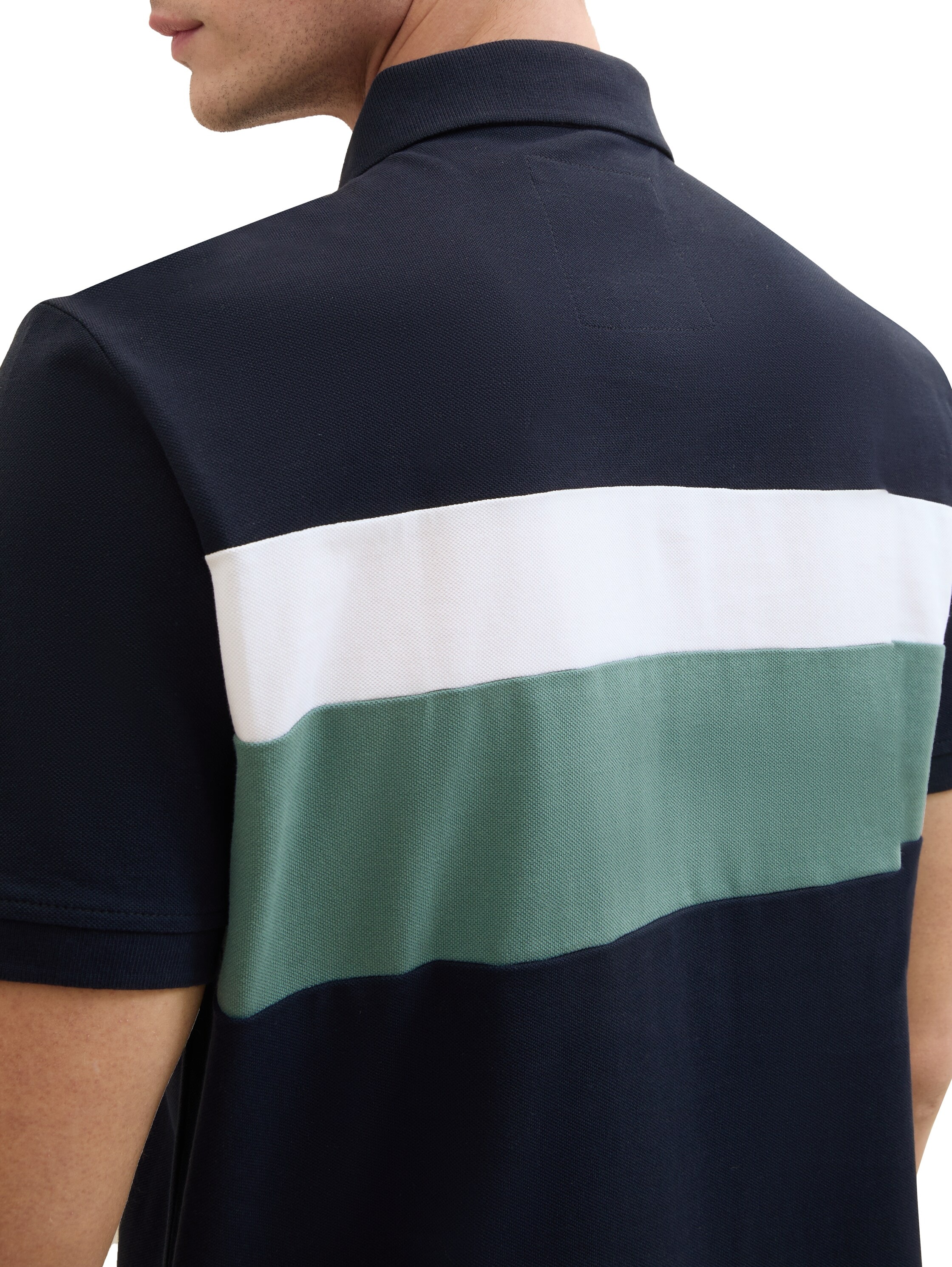 TOM TAILOR Poloshirt, mit Logoprägung auf der Brust