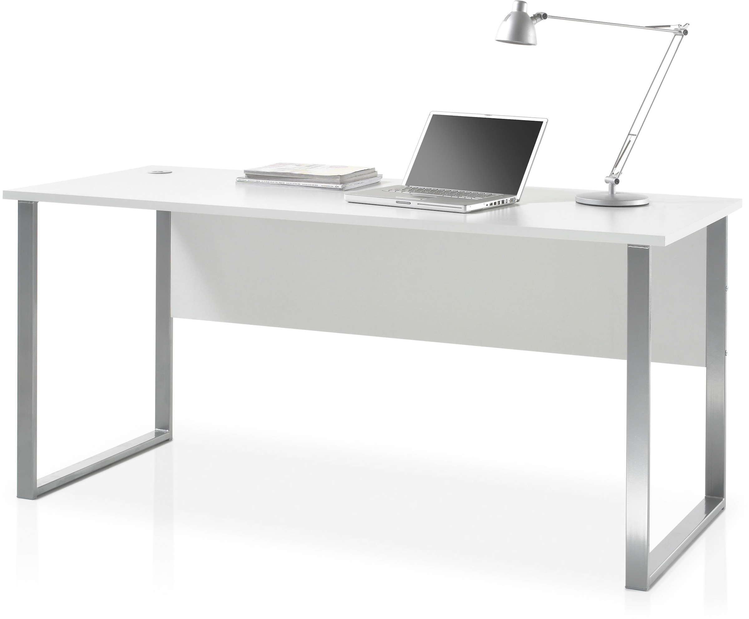 Schreibtisch »Office Lux«, Home Office Desk mit U-Gestell & Kabeldurchlass, Breite 170 cm