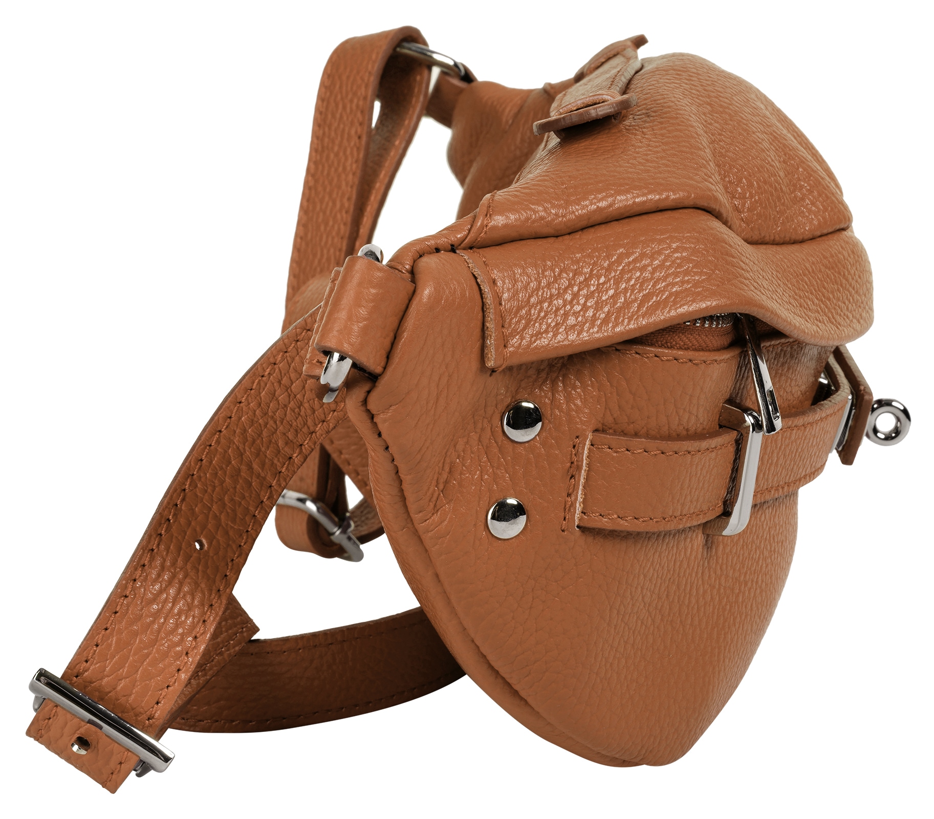 Samantha Look Gürteltasche echt Leder, Made in Italy