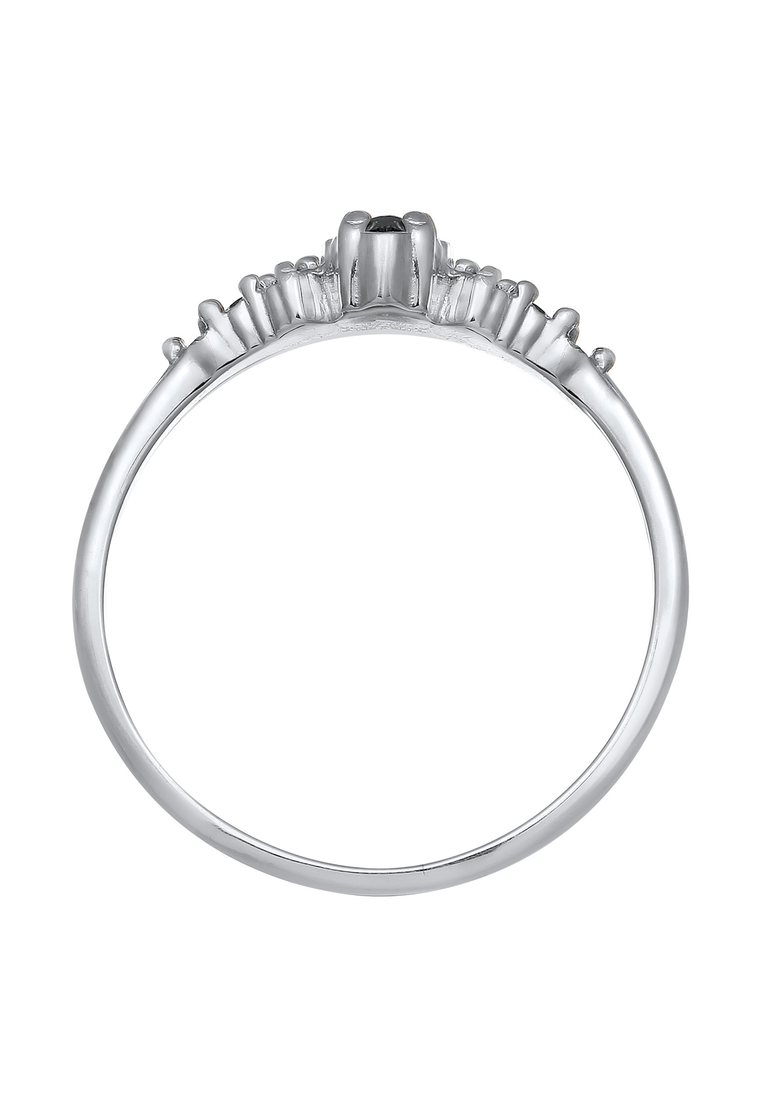 Elli Silberring »Ring Kristall Marquise Klassik Verlobung 925 Silber«
