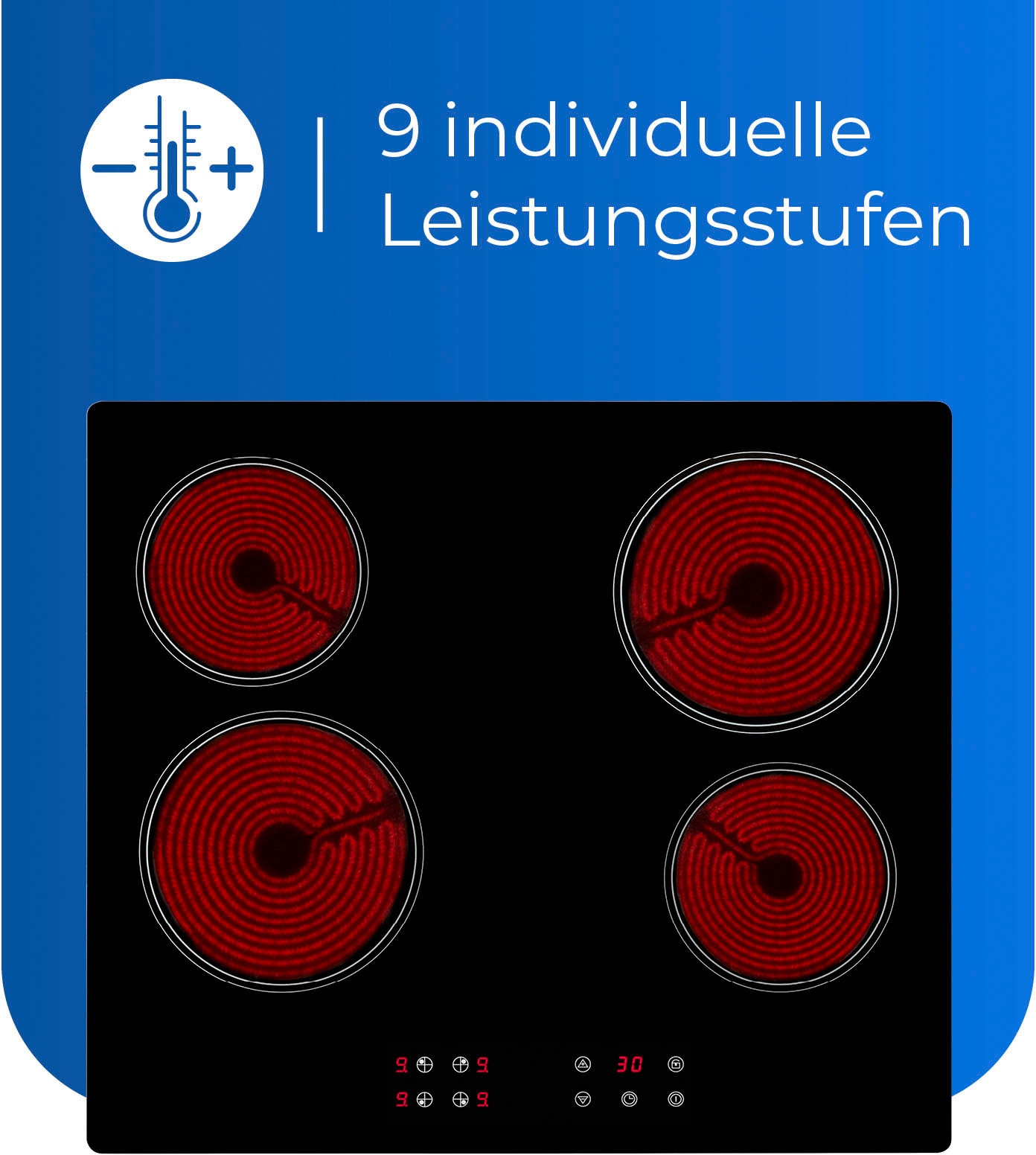 exquisit Backofen-Set »BAKO76601H«, mit Teleskopauszug nachrüstbar