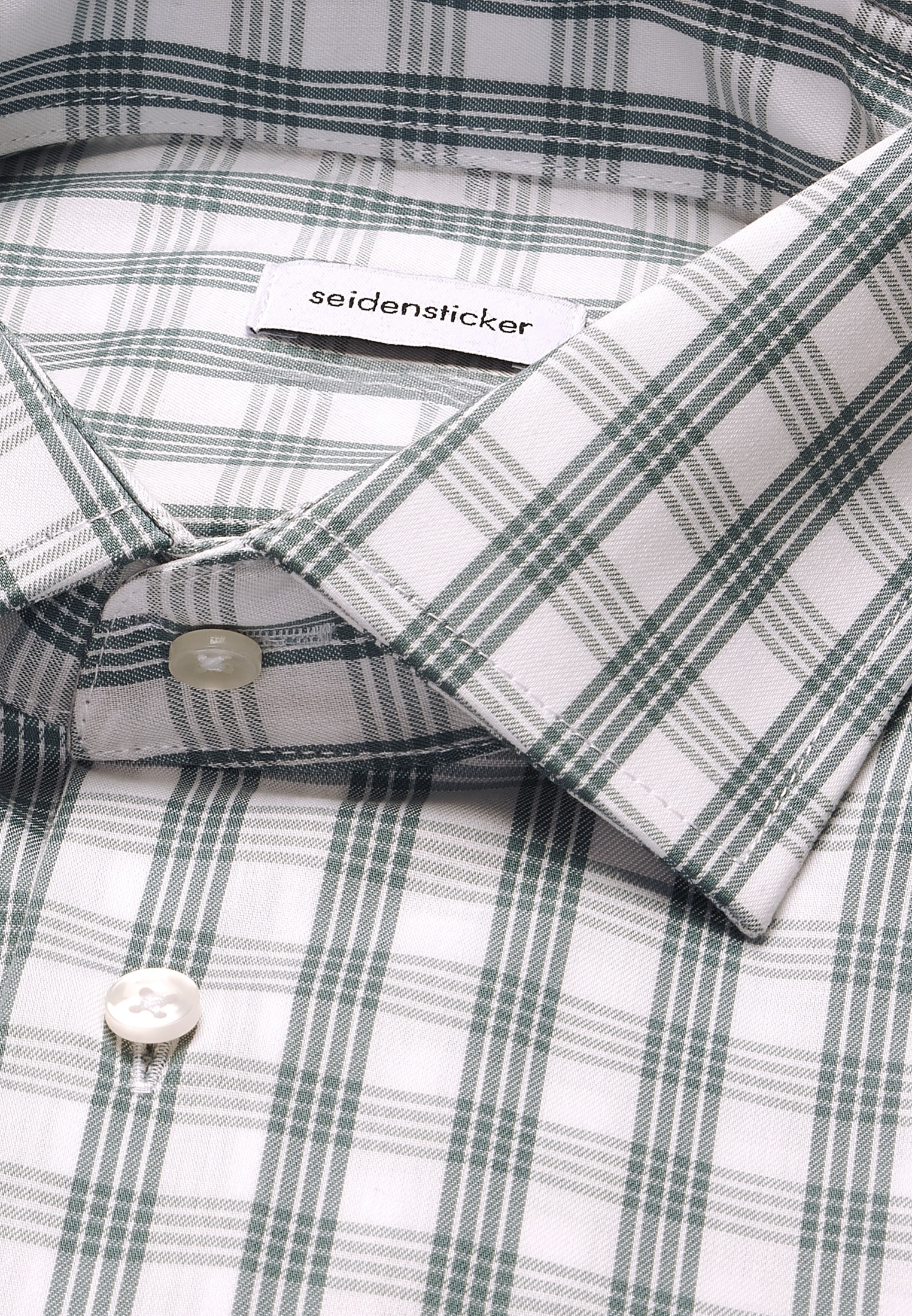 seidensticker Businesshemd »Slim« Slim 1/1 Kentkragen Karo