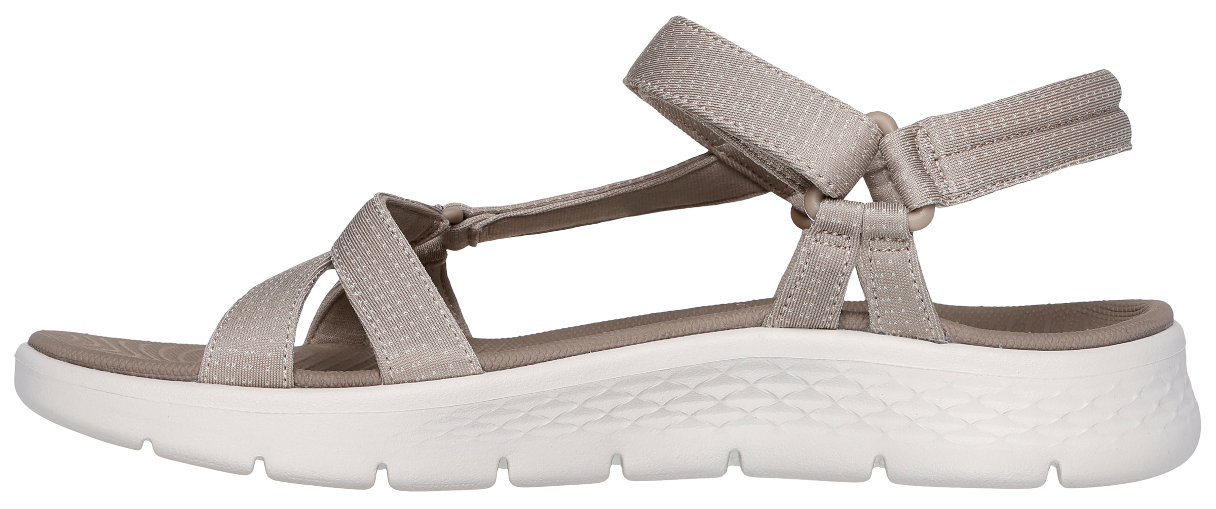 Skechers Sandale »GO WALK FLEX SANDAL-SUBLIME-X«, Sommerschuh, Sandalette, Klettschuh, mit Goga Mat Footbed