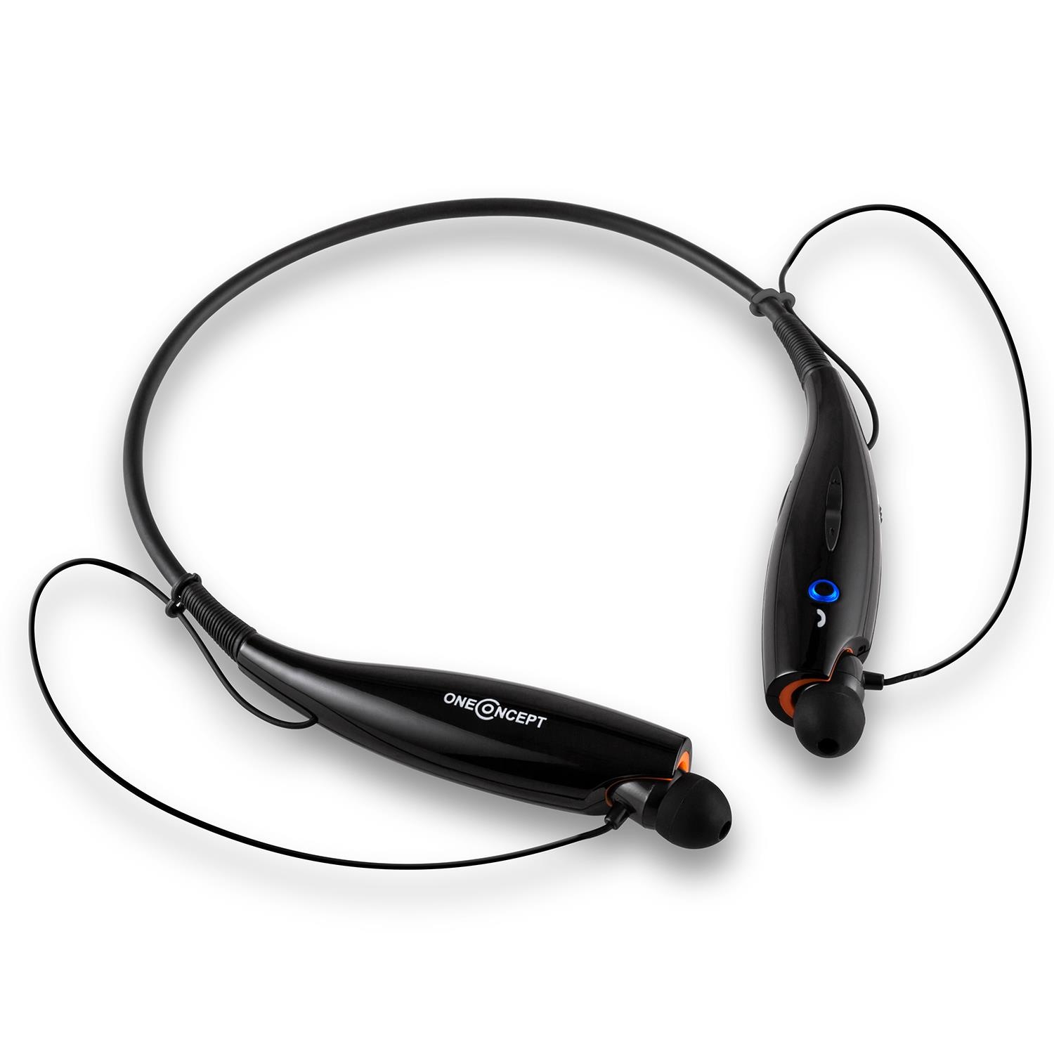 ONECONCEPT Bluetooth-Kopfhörer Akku Freisprechanlage Vibrationsalarm