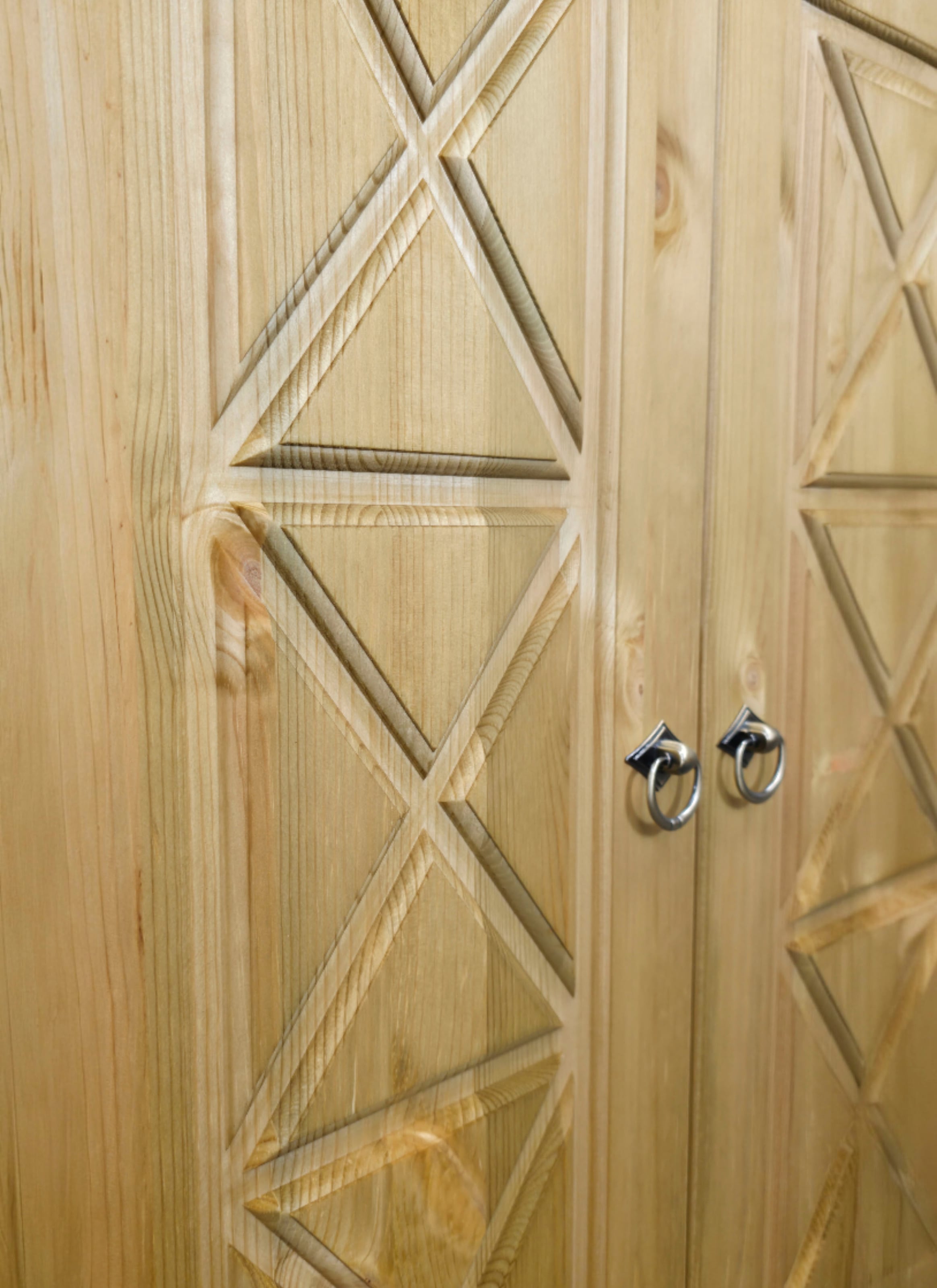 OTTO home Kommode »Hugo« B/T/H: 74/38/100 cm,  aus massiver Kiefer, Breite 74 cm,  2 Schubladen, FSC® zertifiziert