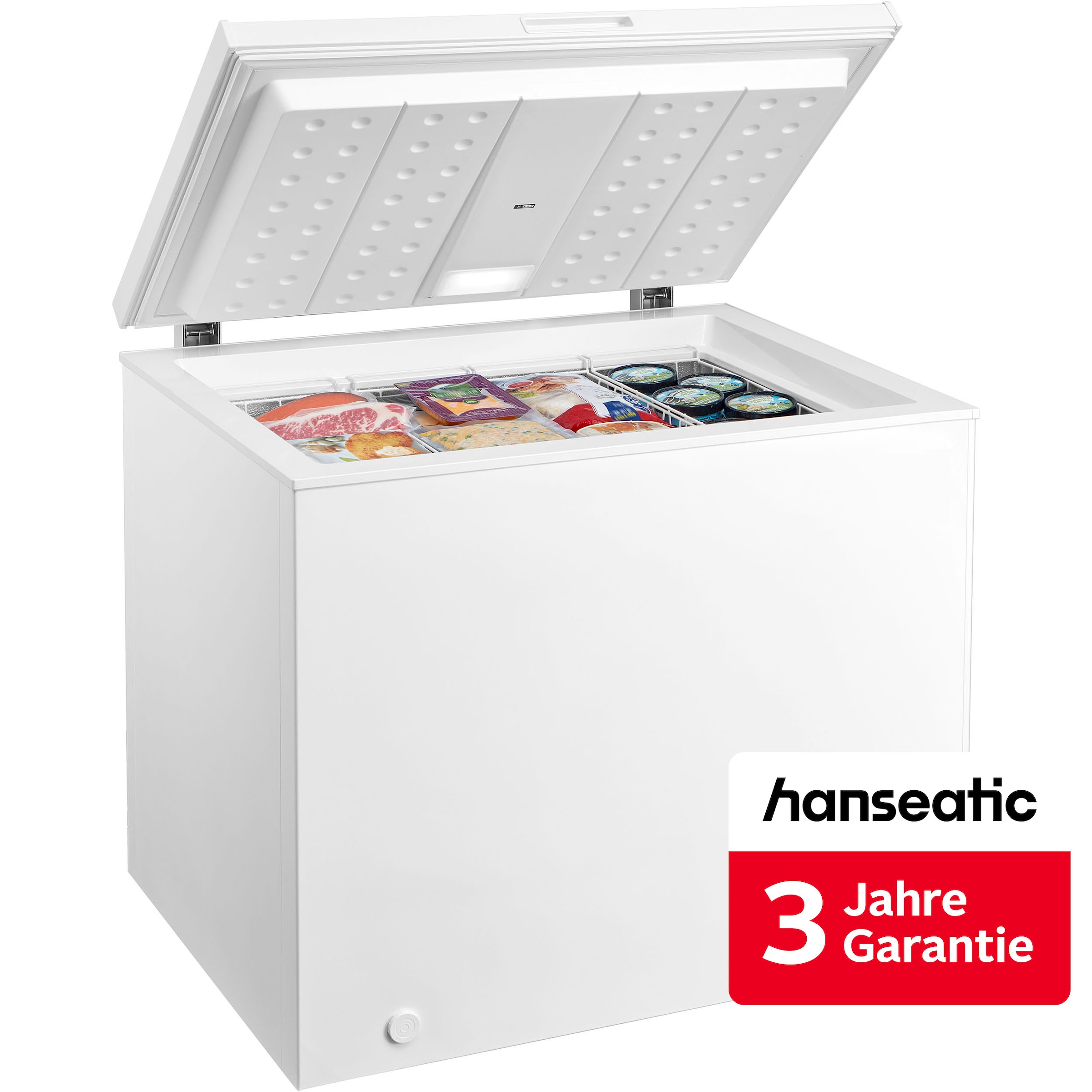 Hanseatic Gefriertruhe »HGT95B« 85 cm hoch 94,5 cm breit inkl. 3 Jahre Herstellergarantie