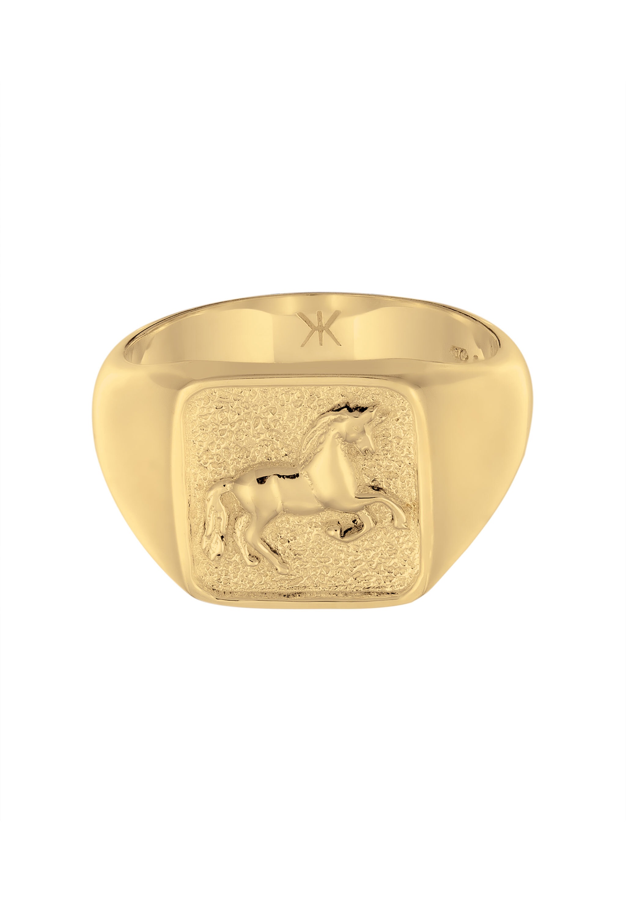 Kuzzoi Siegelring »Ring Siegelring Pferd 925 Sterling Silber«