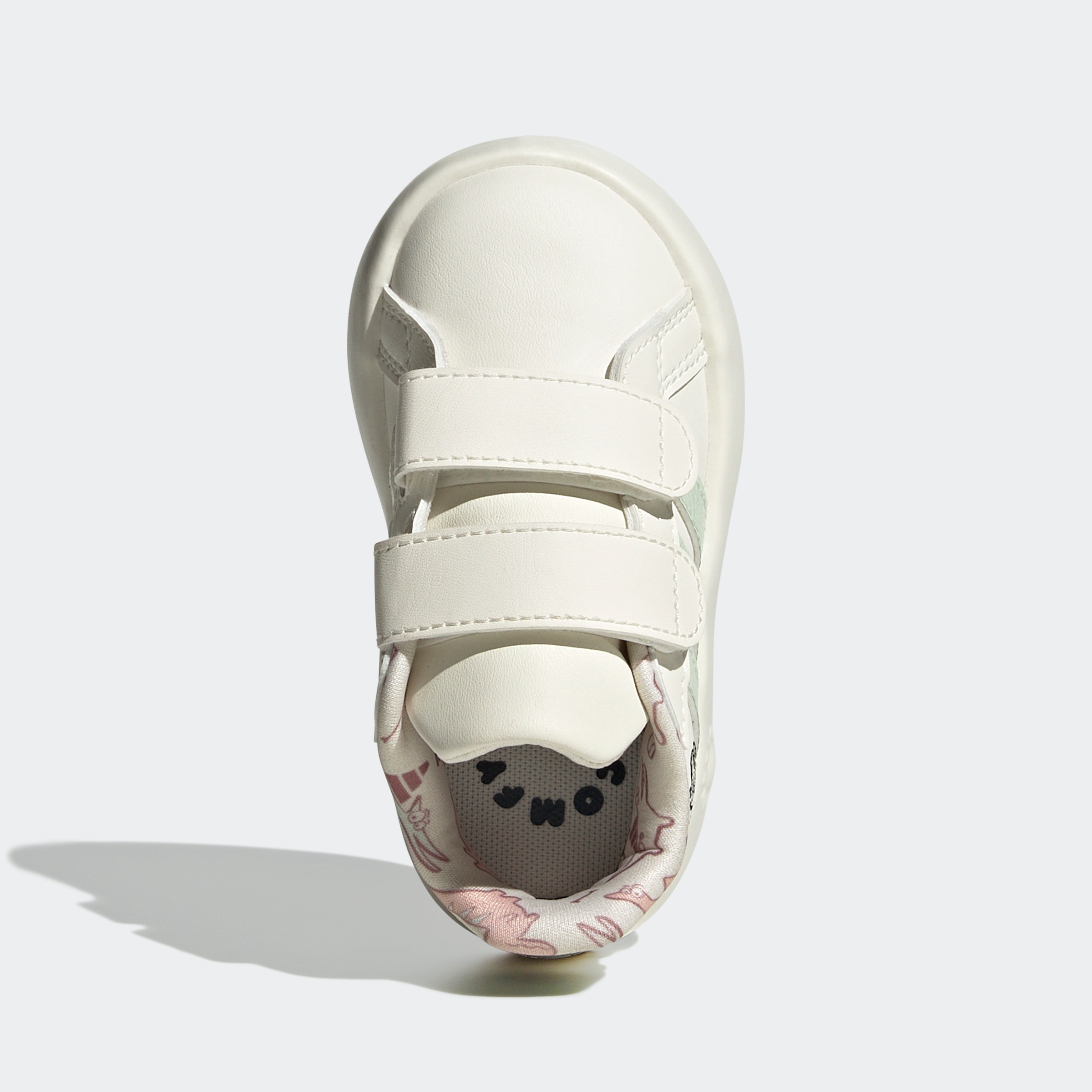 adidas Sportswear Klettschuh »DINO GRAND COURT 2.0 KIDS«, Design auf den Spuren des adidas Superstar, für Kinder