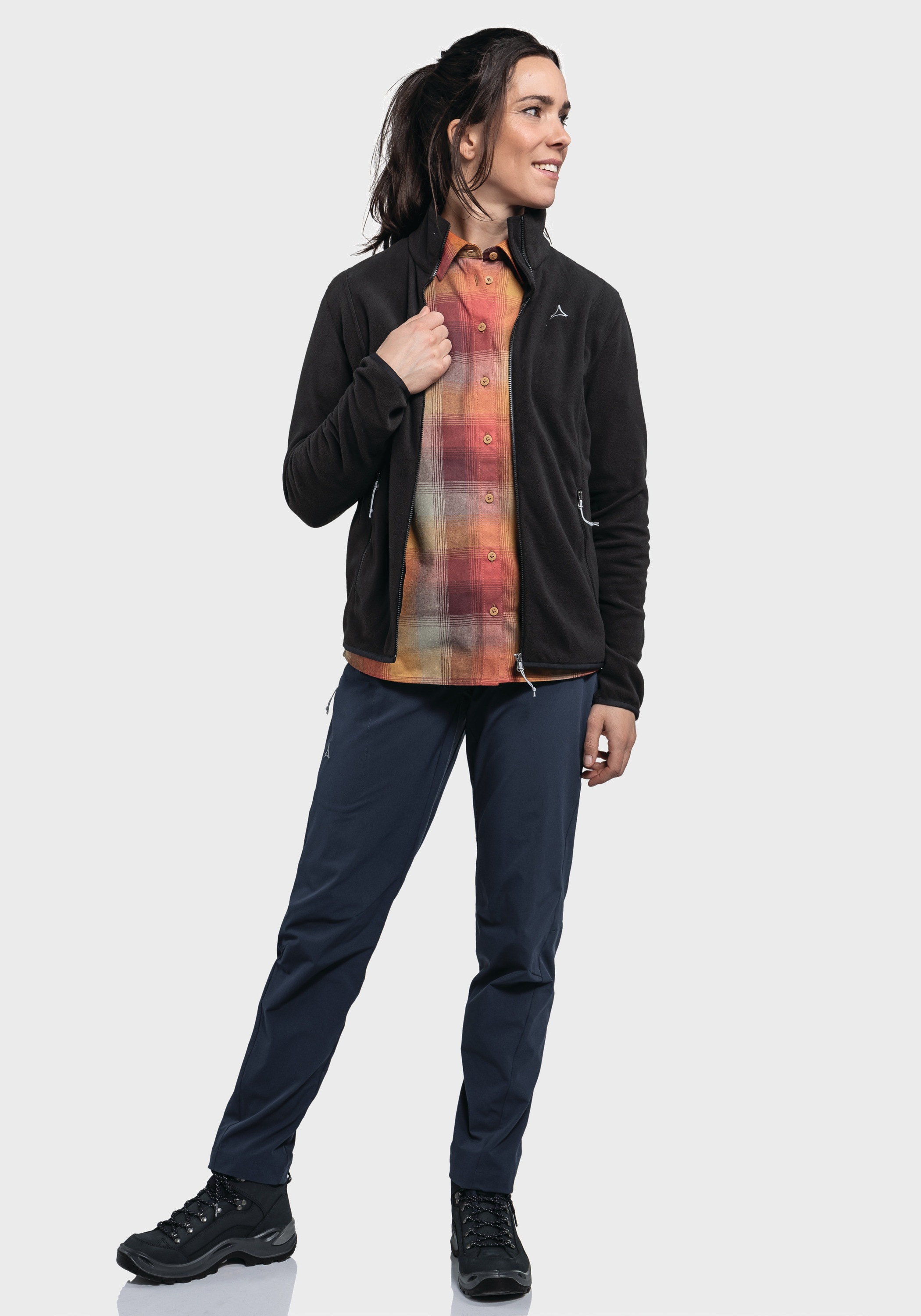 Schöffel Fleecejacke »Hiking Fleece Jk Style Ash WMS«, ohne Kapuze