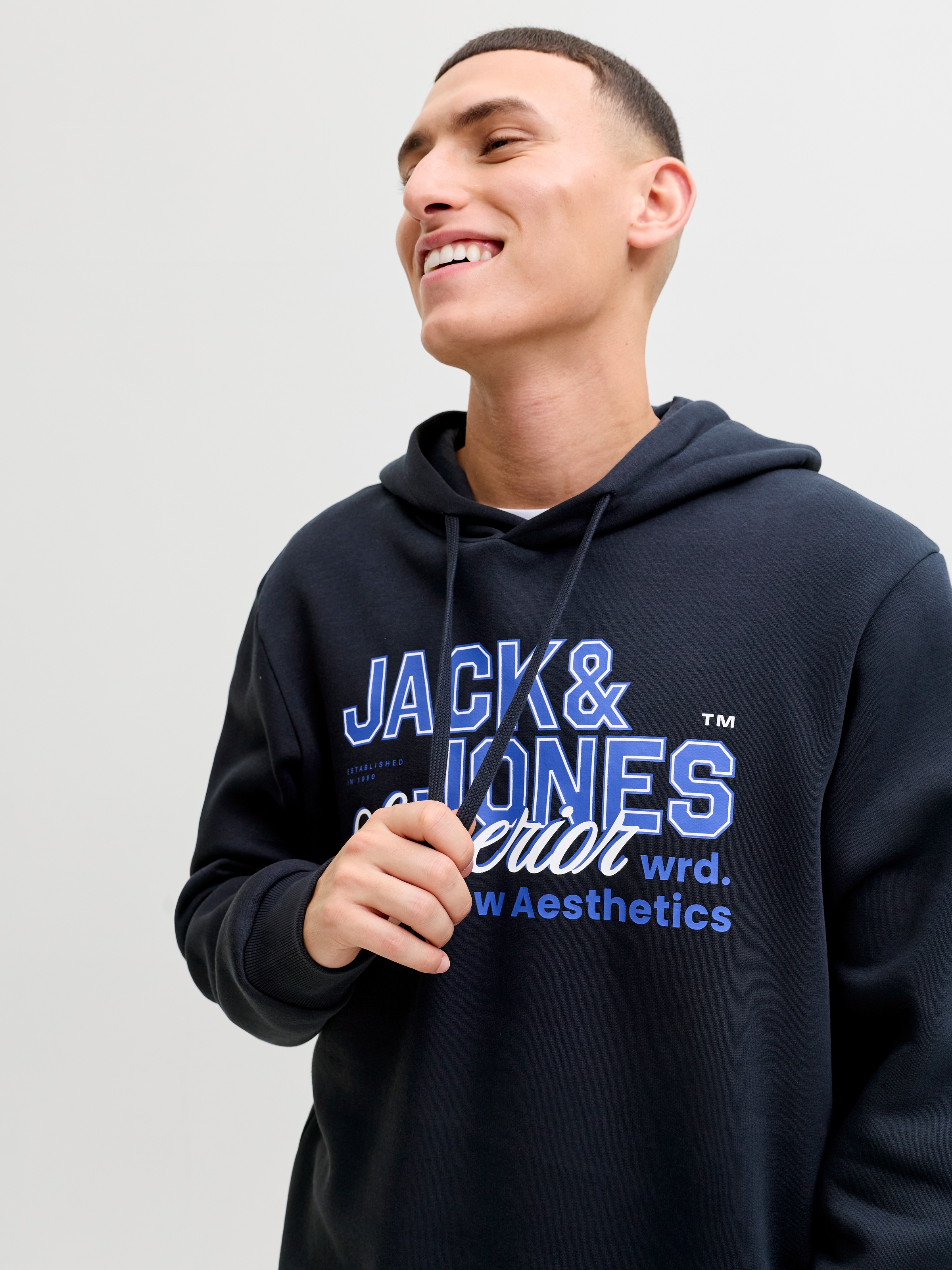 Jack & Jones Kapuzensweatshirt »JJELOGO SWEAT HOOD 2 COL 25/26 NOOS«, mit stylischem Print
