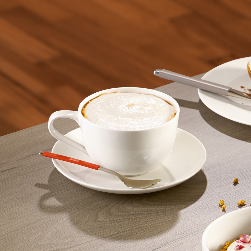 Villeroy & Boch Tasse »Frühstückstasse mit Untertasse For Me 300 ml weiß«