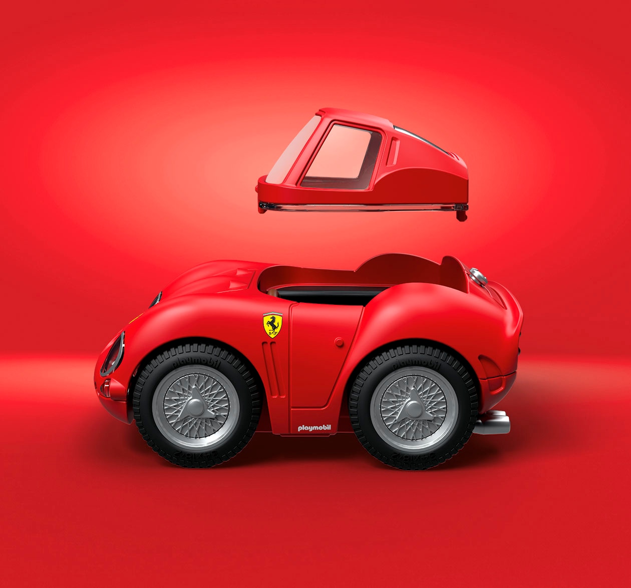 Playmobil® Konstruktions-Spielset »PLAYMOBIL X Ferrari 250 GTO (71856), Cars«, (29 St.), Made in Europe