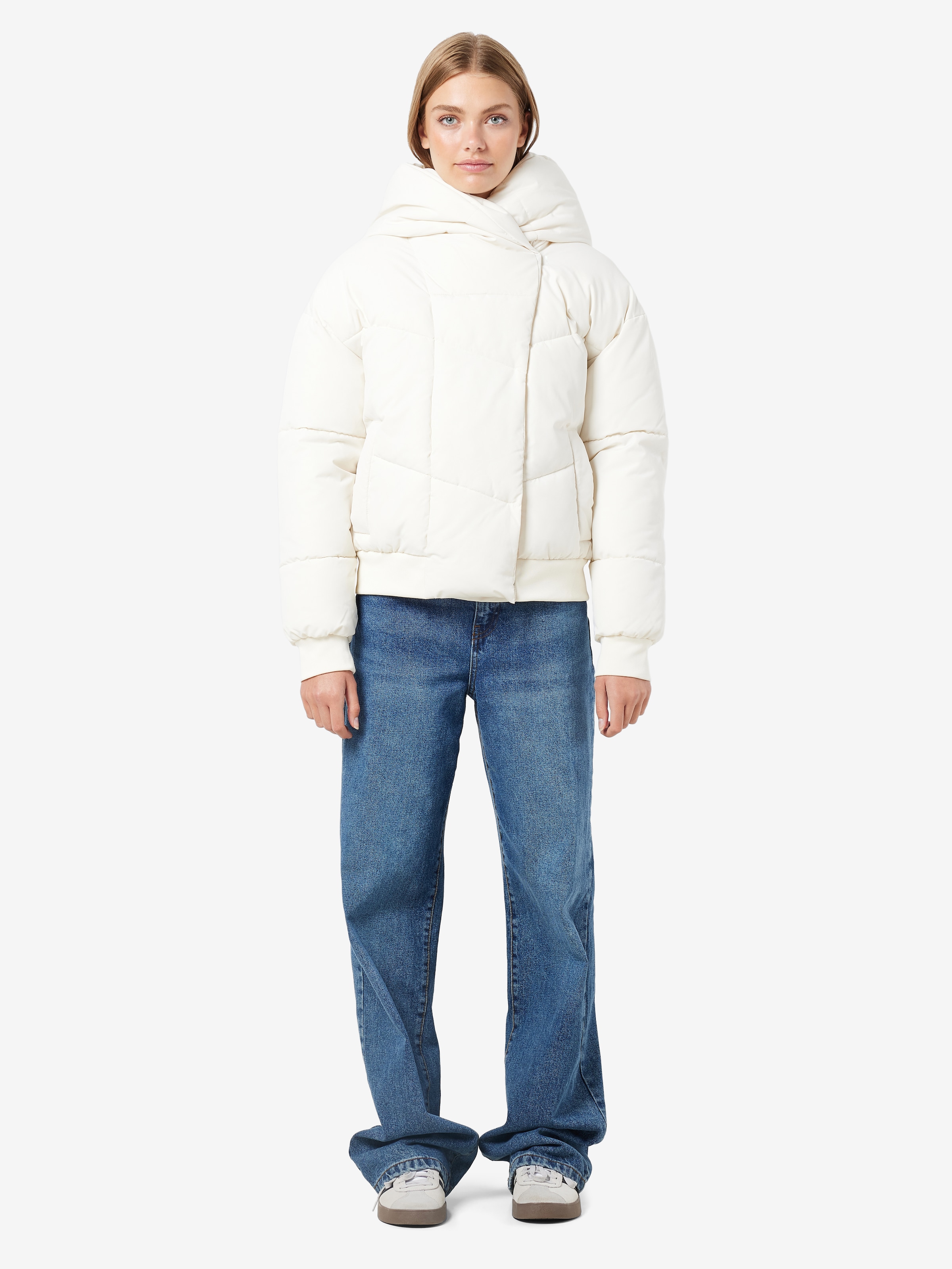 Noisy may Steppjacke »NMTALLY L/S BOMBER JACKET NOOS FWD«, mit Kapuze