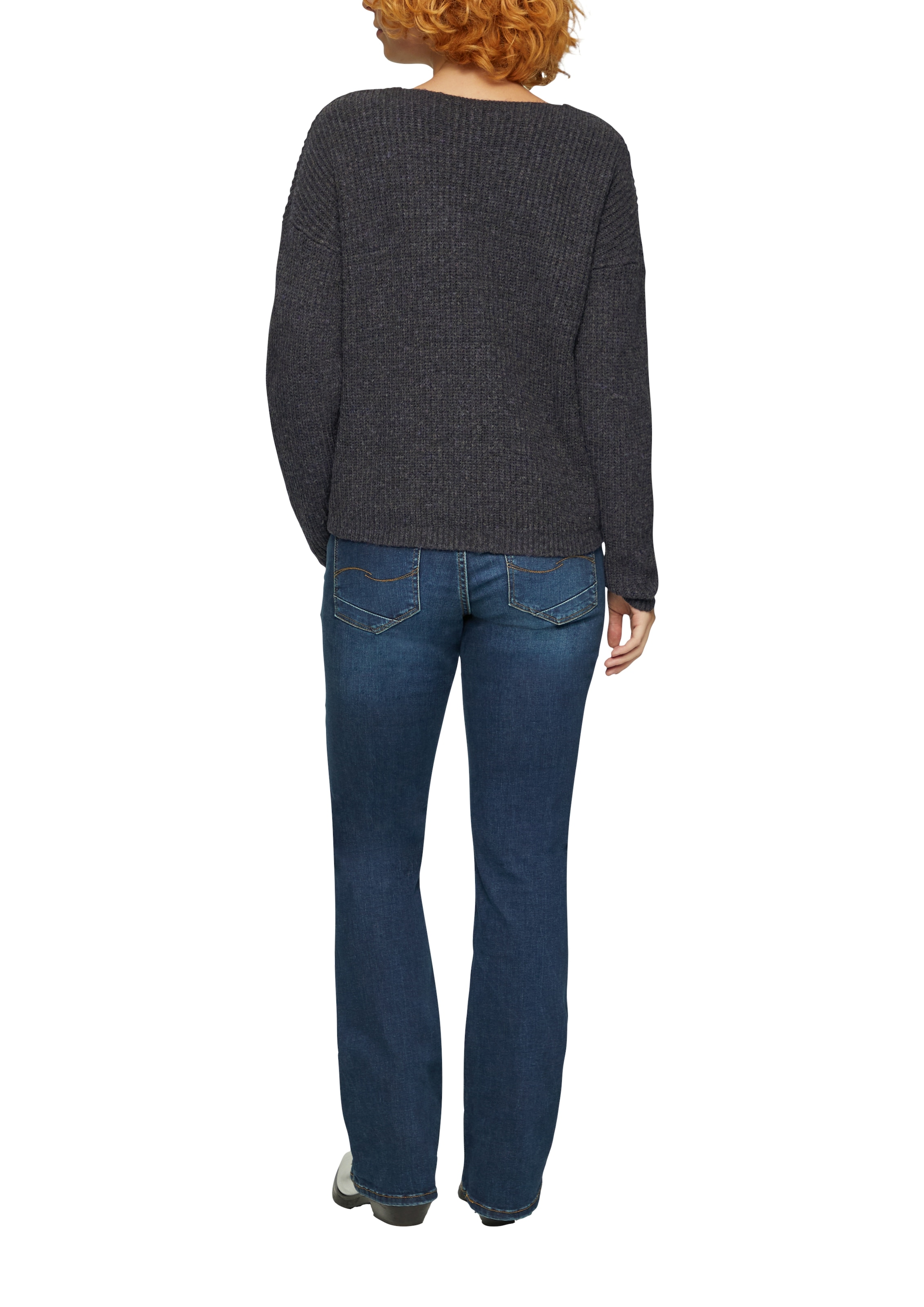QS Strickpullover, in Melange Optik