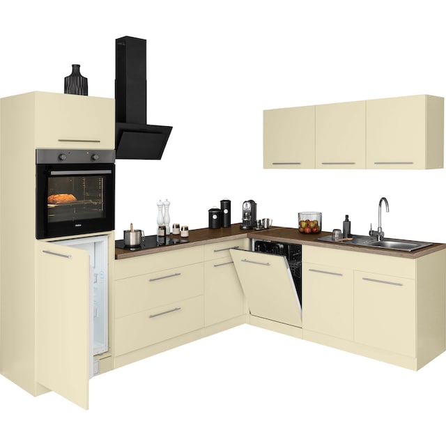 wiho Küchen Winkelküche »Unna«, mit E-Geräten, Stellbreite 260 x 220 cm  kaufen im OTTO Online Shop