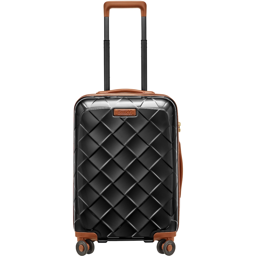 Stratic Hartschalen-Trolley »Leather & More«, 4 Rollen, mit 4 Rollen