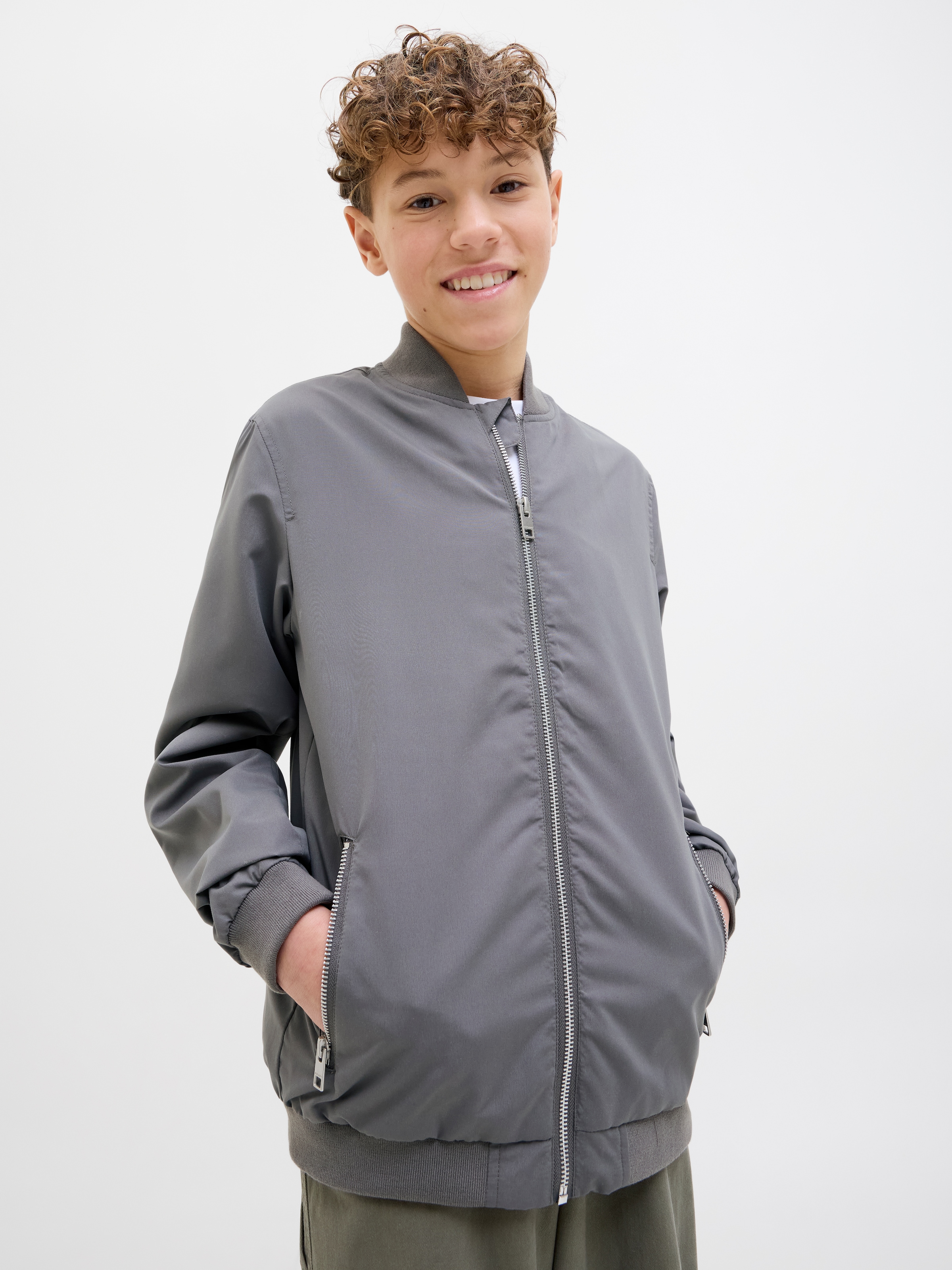 Jack & Jones Junior Bomberjacke »JJERUSH BOMBER NOOS JNR«, ohne Kapuze