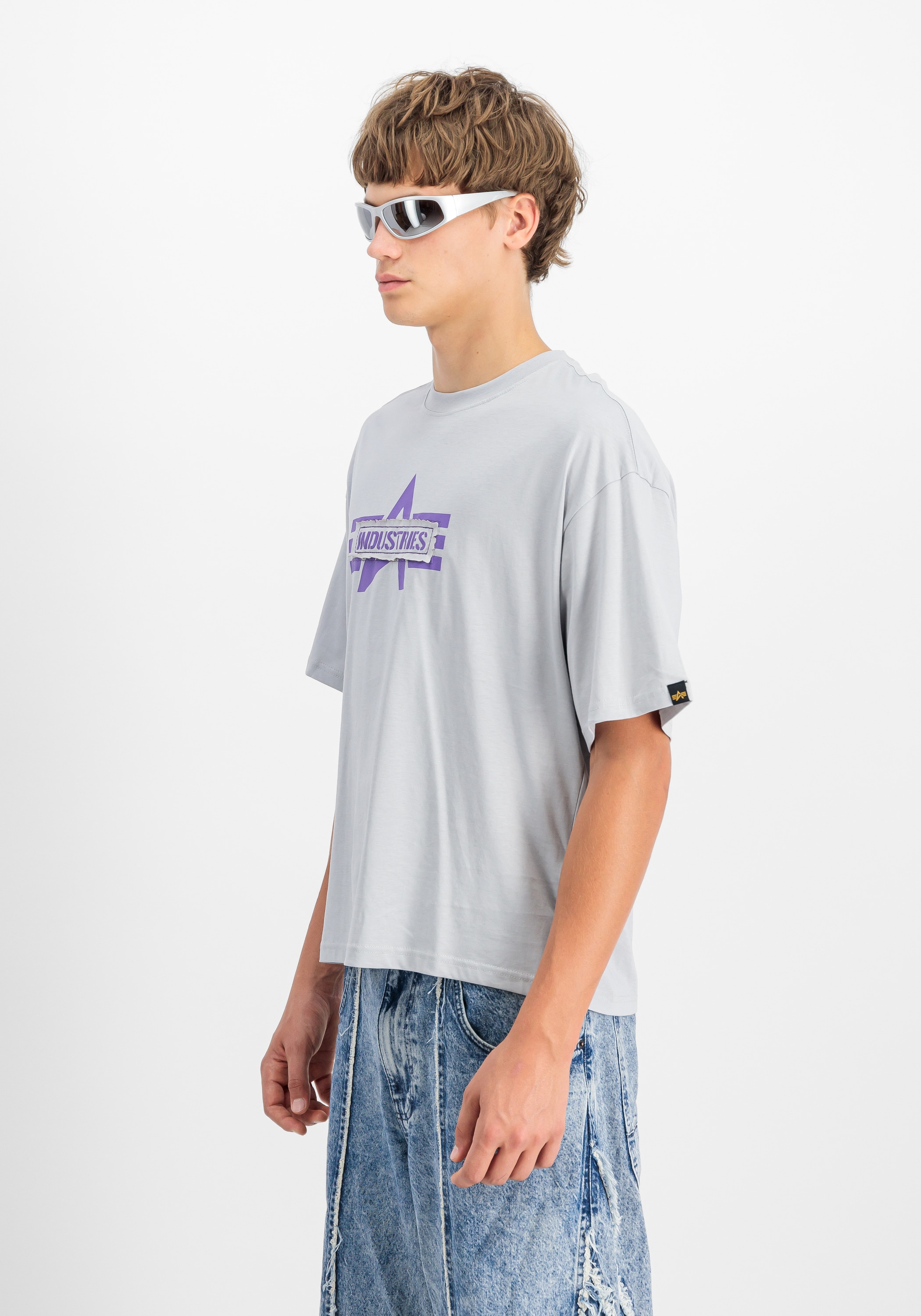Alpha Industries T-Shirt »Alpha Industries Men - T-Shirts Logo Edge T-Shirt«