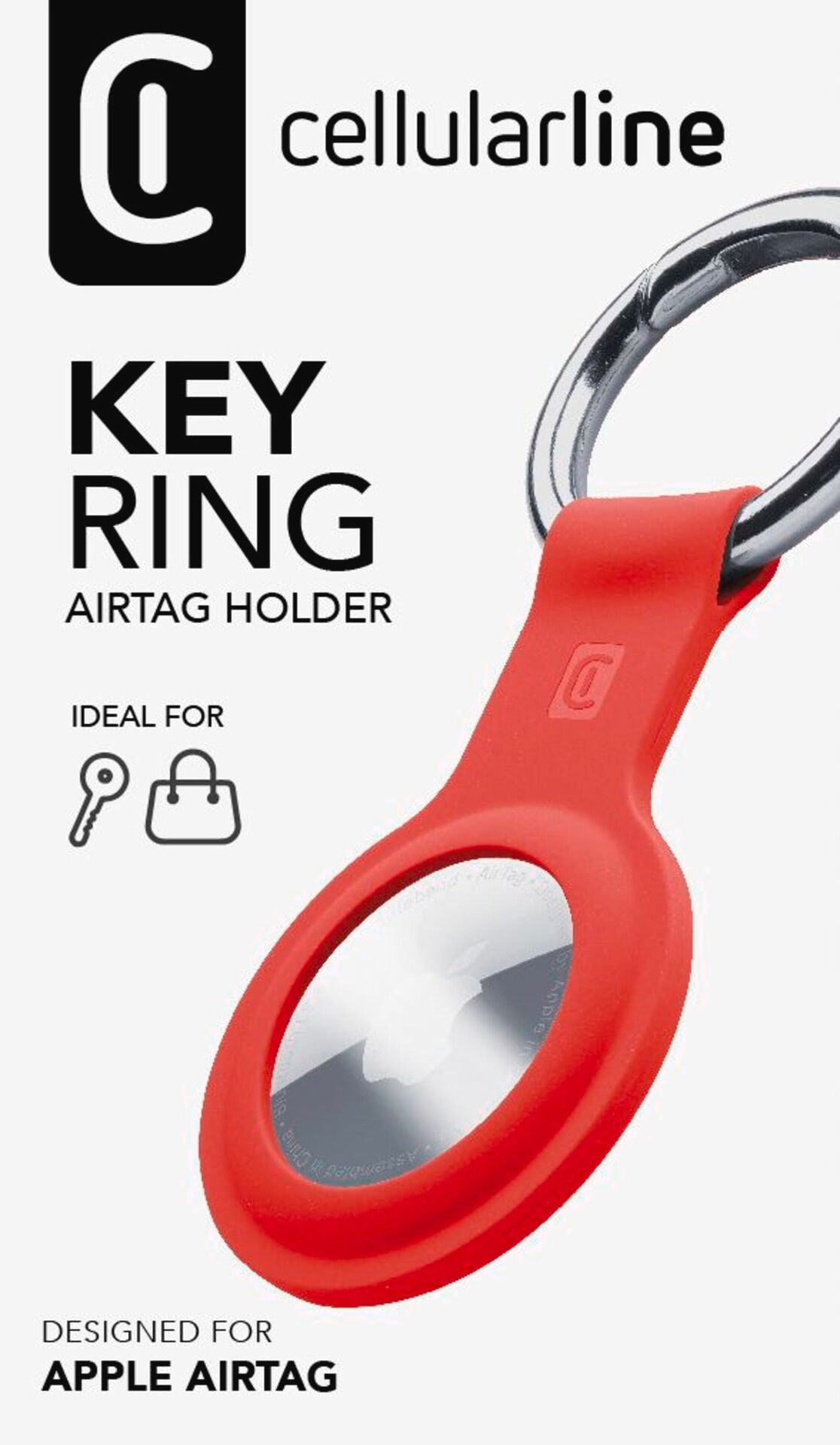 Cellularline Schlüsselanhänger »Airtags Keyring«, (1 tlg.)