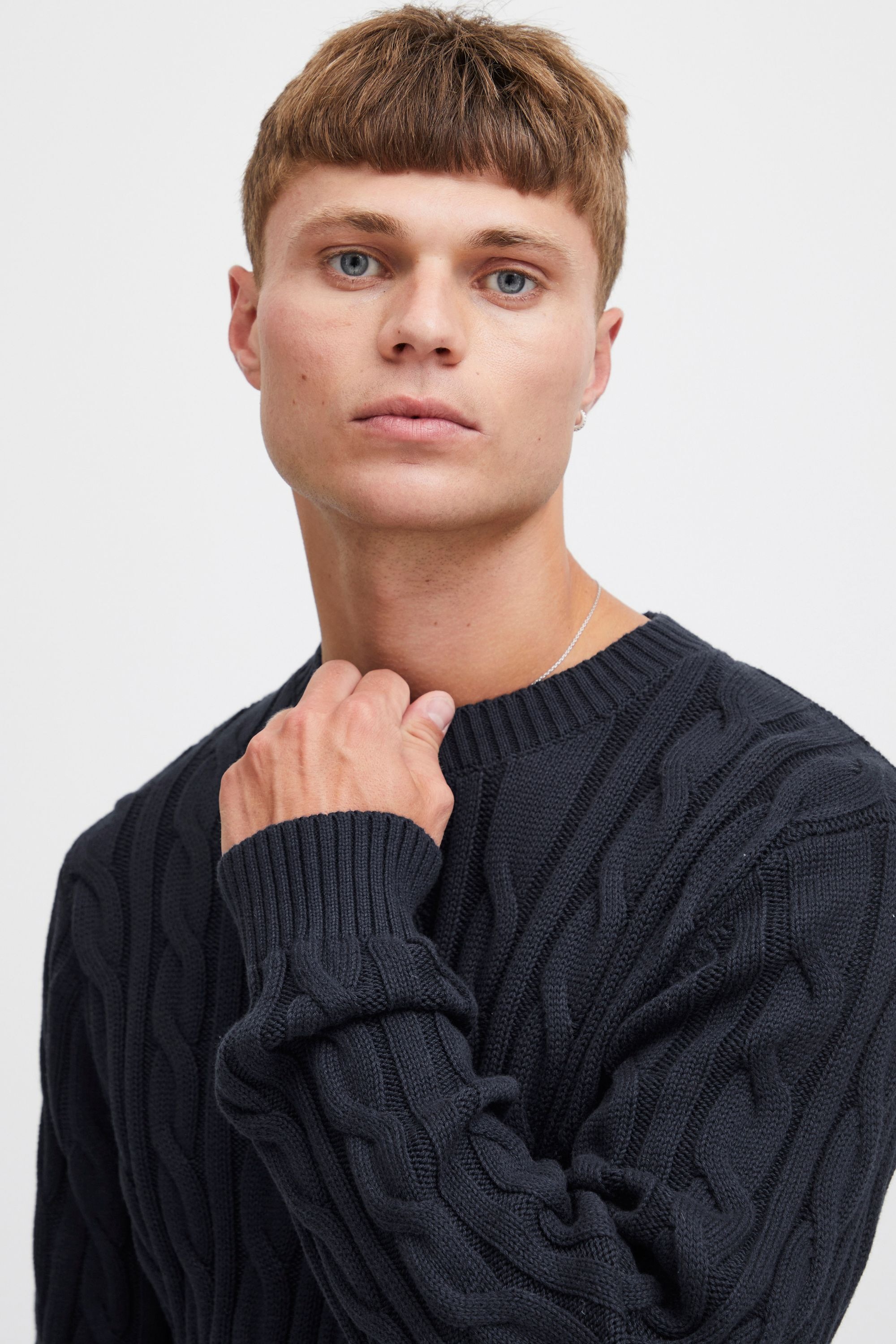 !Solid Strickfleece-Pullover »Strickpullover SDGibril«