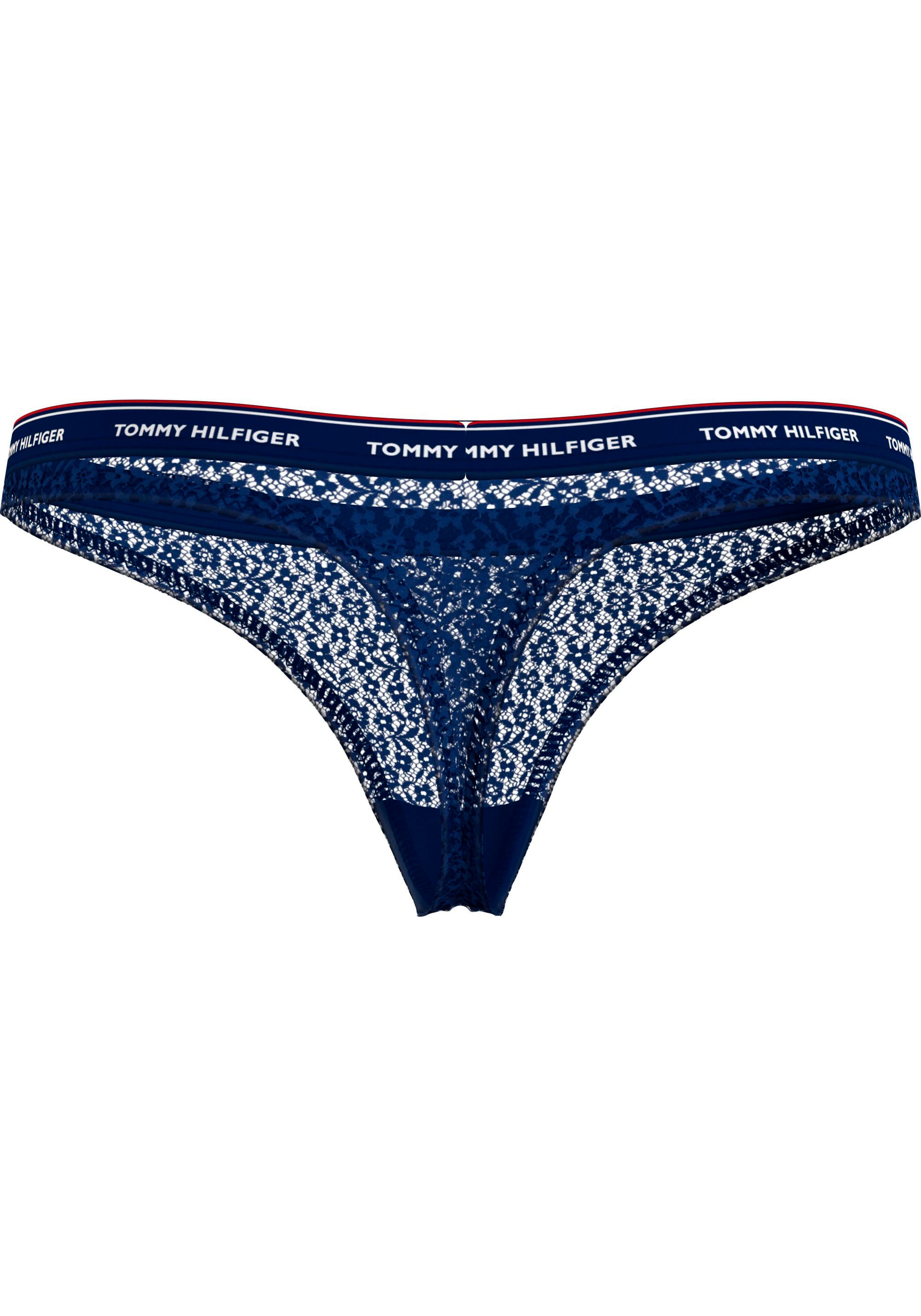Tommy Hilfiger Underwear Slip »3 PACK THONG LACE (EXT SIZES)«, (Packung,  3er-Pack), mit Tommy Hilfiger Logobund im OTTO Online Shop