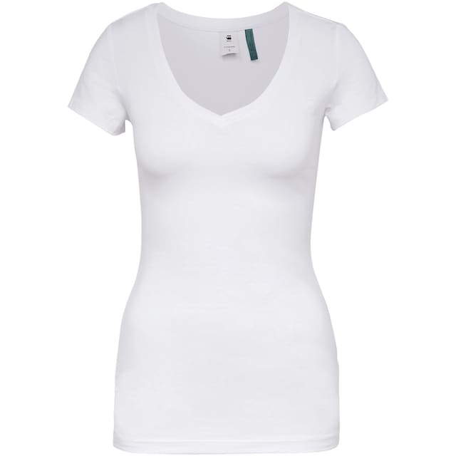 G-Star RAW V-Shirt »Base v t wmn cap sl«, mit kleinem Logodruck vorne  kaufen im OTTO Online Shop