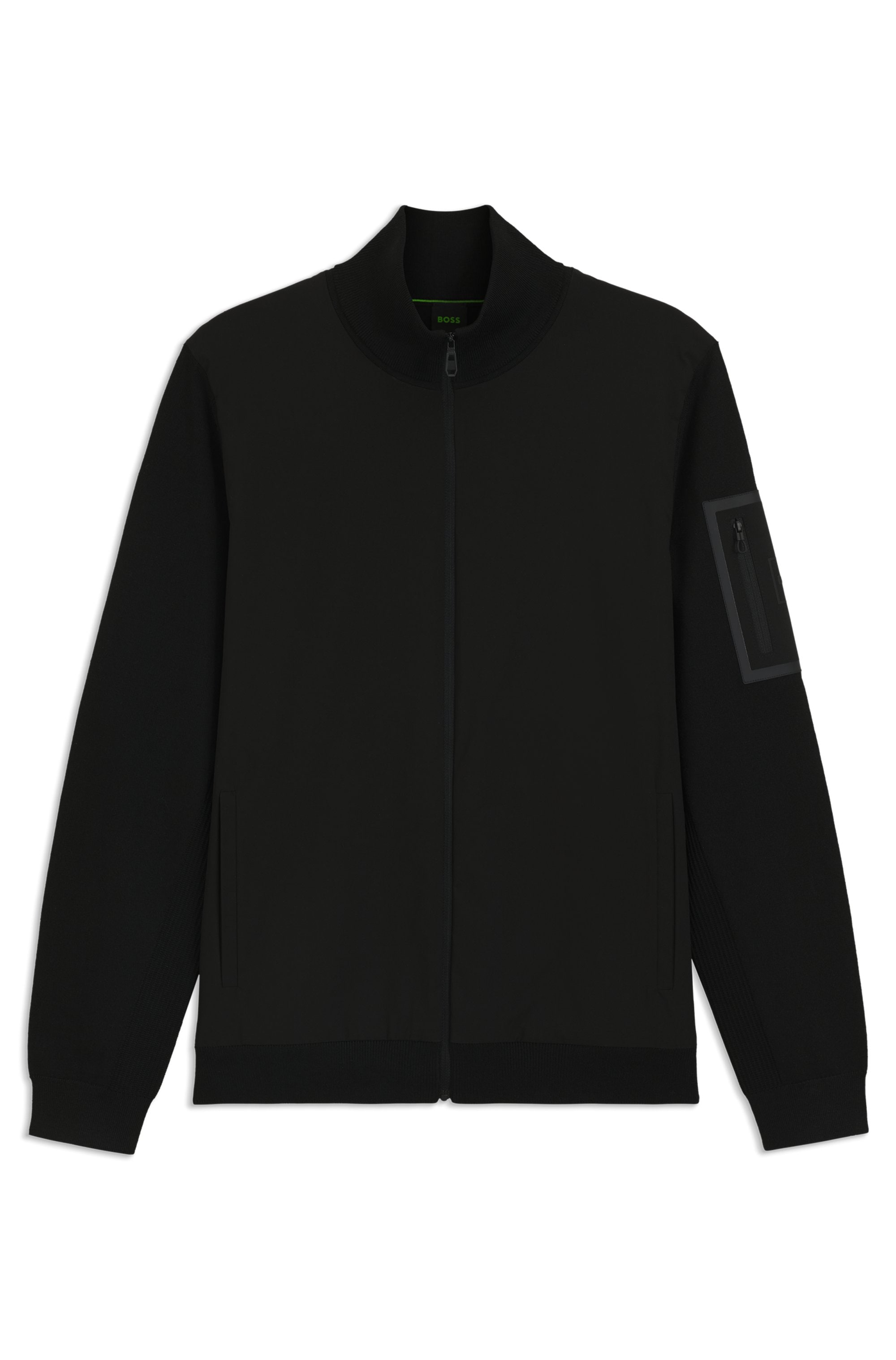 BOSS GREEN Hybridjacke »Momentum«, regular fit, mit Stehkragen