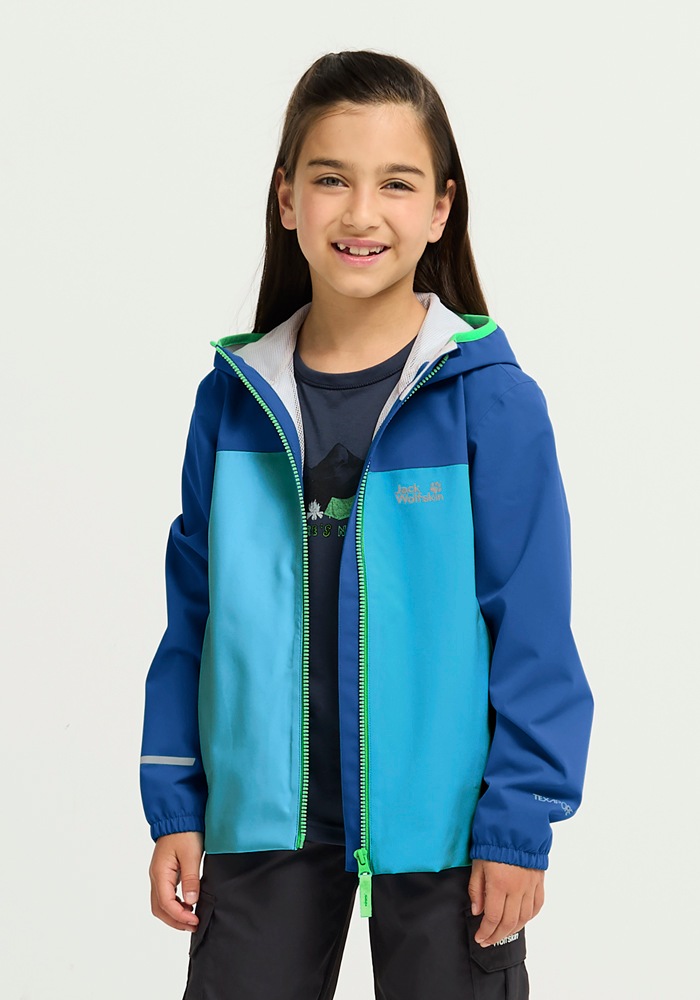 Jack Wolfskin Outdoorjacke »ADVENTURETRIBE 2L JKT K« mit Kapuze