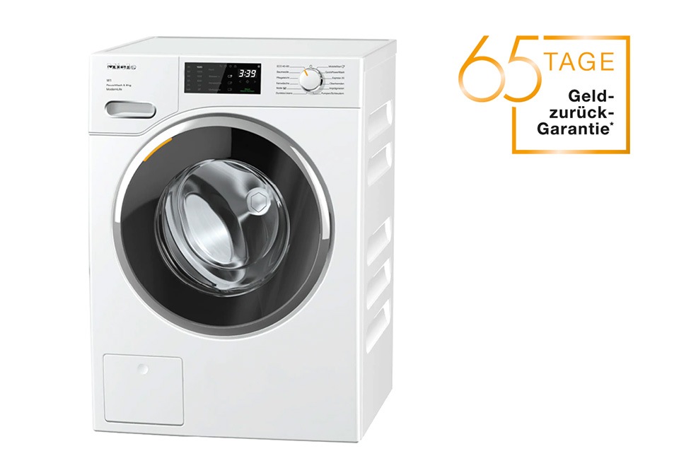 Waschmaschine Frontlader, , »WWF360 WCS PWash & 8 kg W1 Lotosweiß«