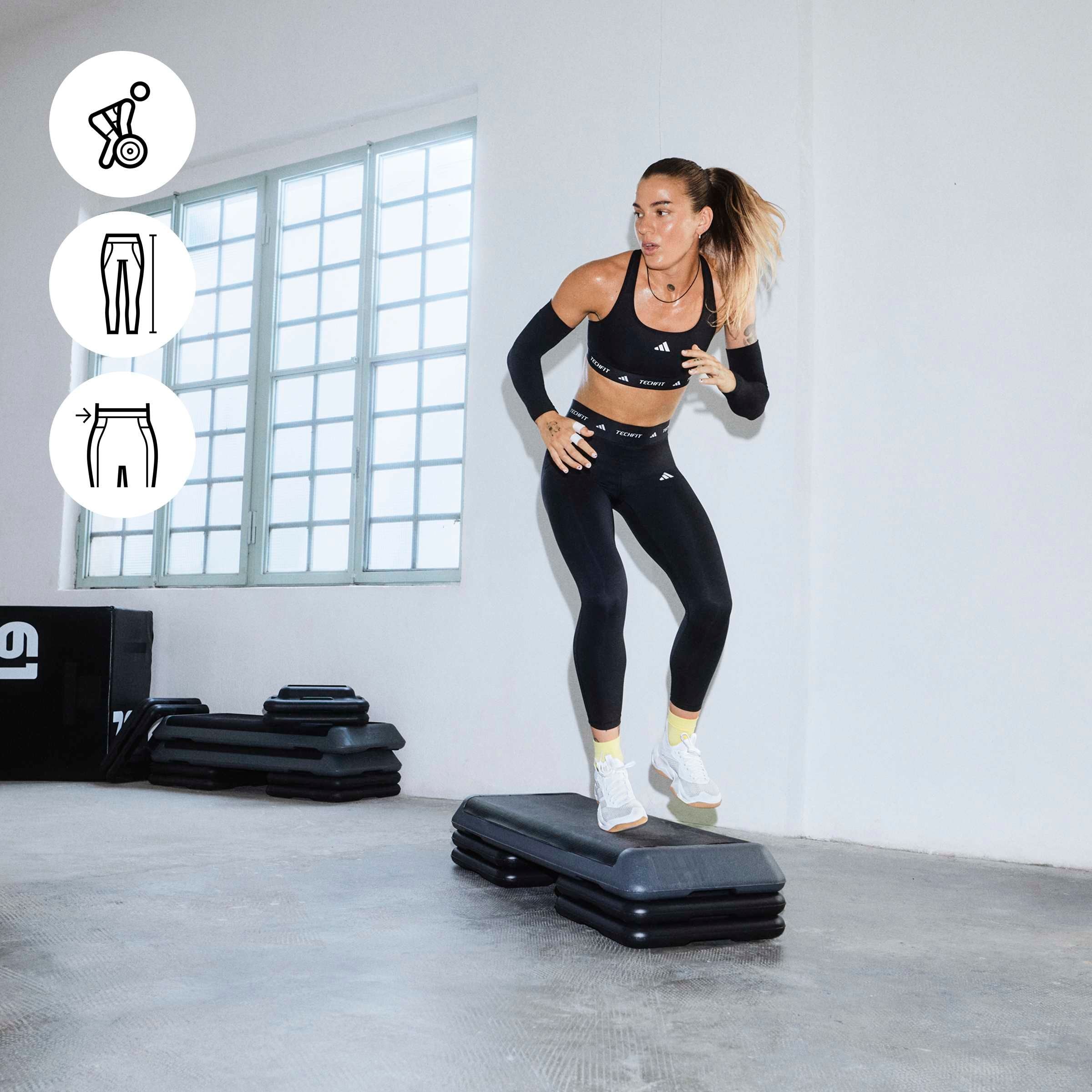 adidas Performance Trainingstights »TECHFIT 7/8-LEGGINGS«