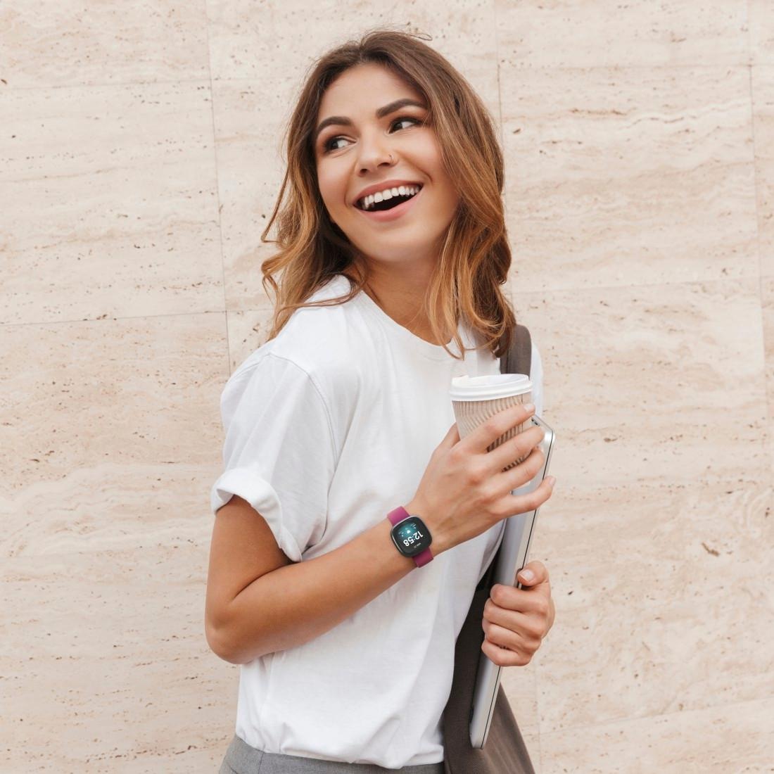 Hama Smartwatch-Armband »Ersatzarmband für Fitbit Versa 3/4/Sense (2), TPU, 22  cm/21 cm« jetzt bei OTTO | Uhrenarmbänder