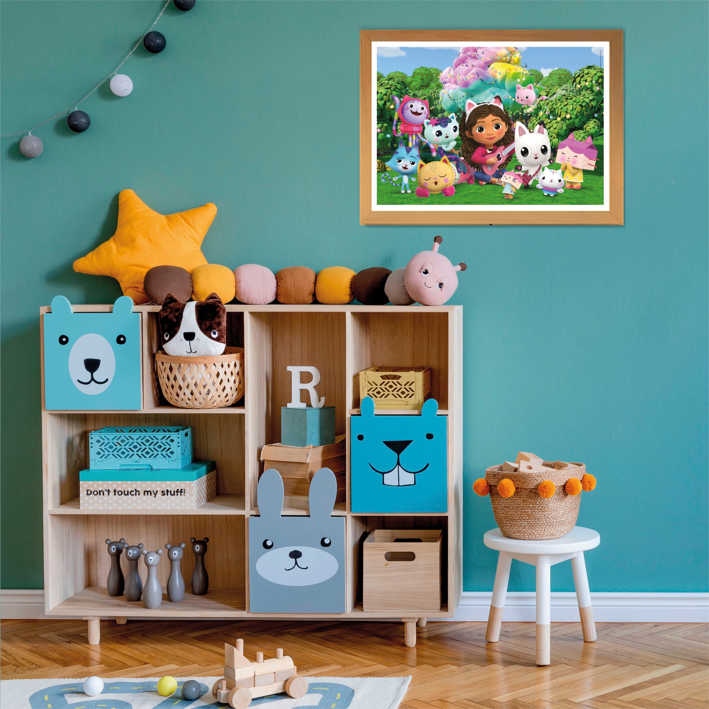 Clementoni® Puzzle »Supercolor, Maxi Gabby's Puppenhaus - mit 24 Maxi-Teilen«, Made in Europe