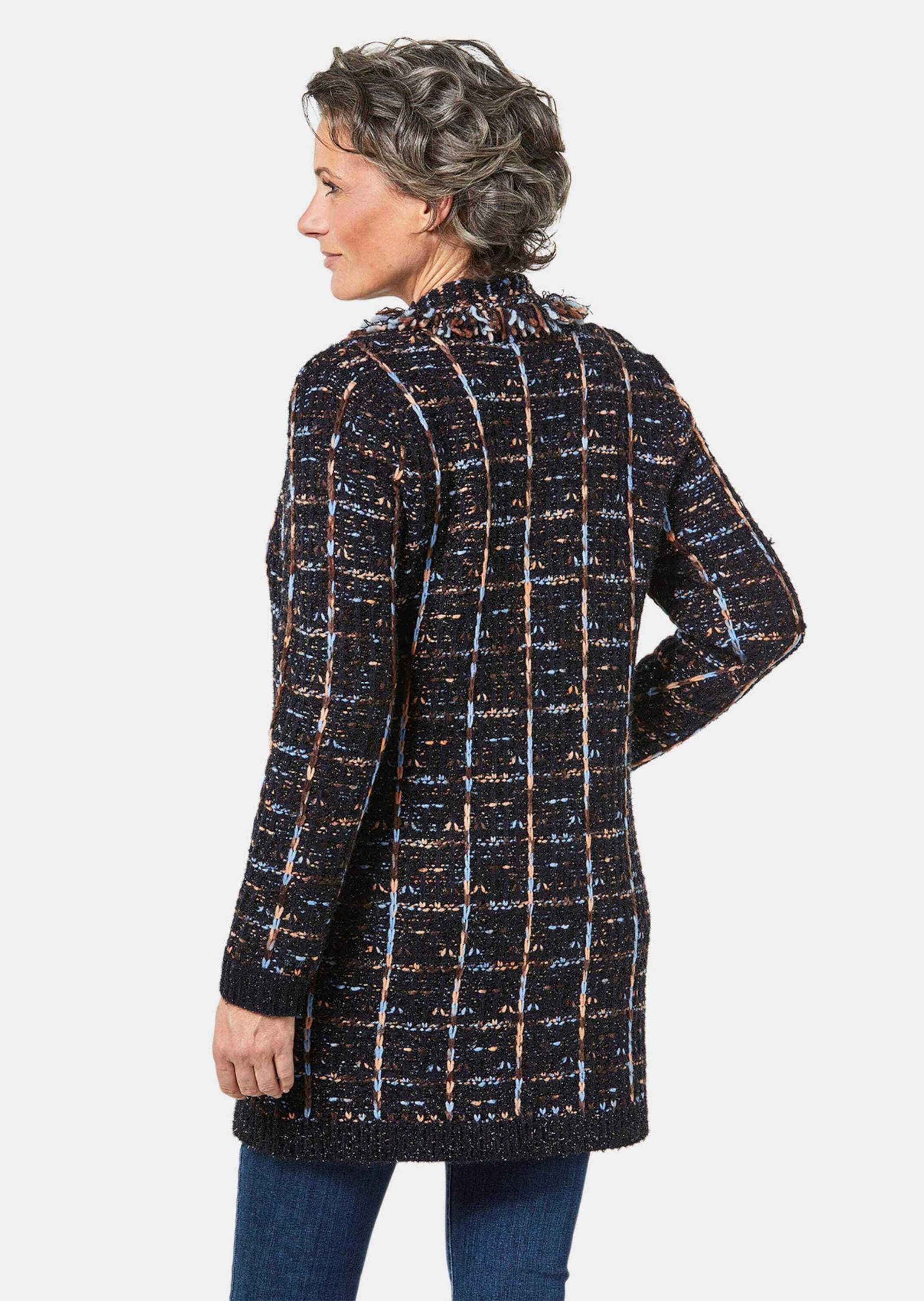 GOLDNER Strickjacke »Jacke Fransenstrickjacke«