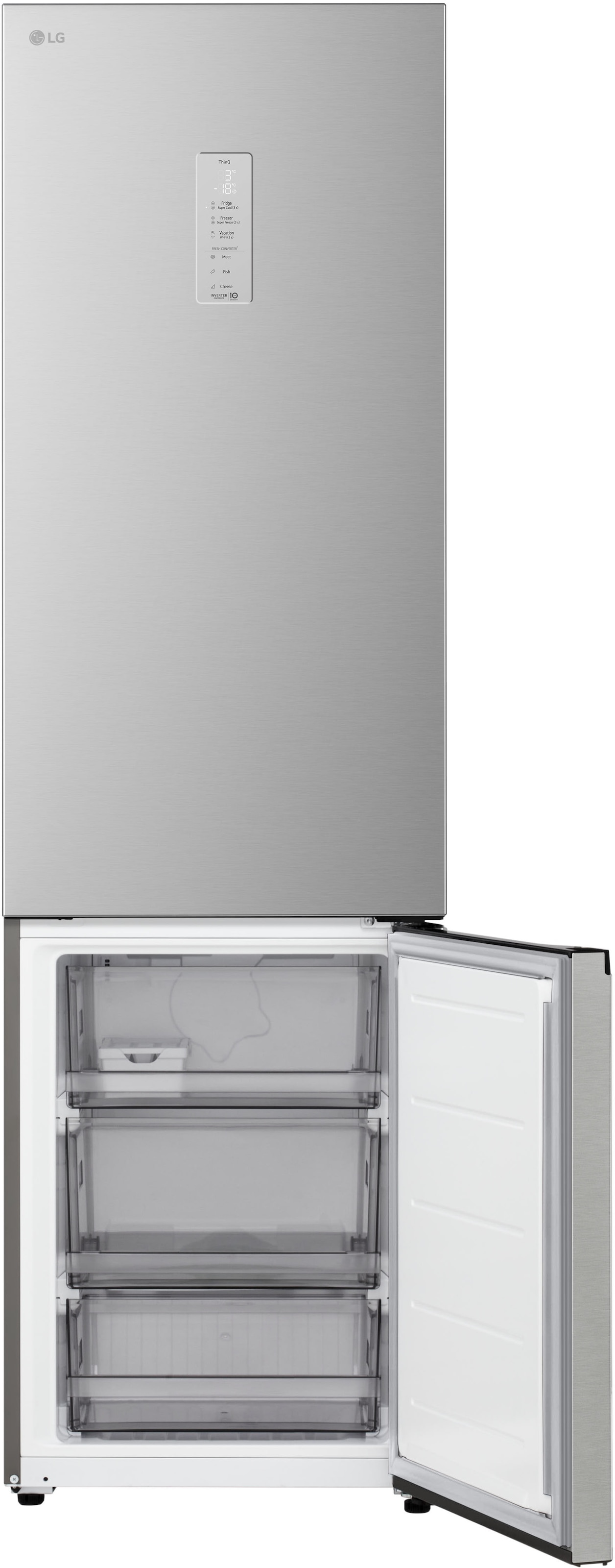 LG Kühl-/Gefrierkombination Serie 5 »GBBS525CPY« 203 cm hoch 59,7 cm breit Total No Frost, ThinQ mit AI Fresh & Saving Mode