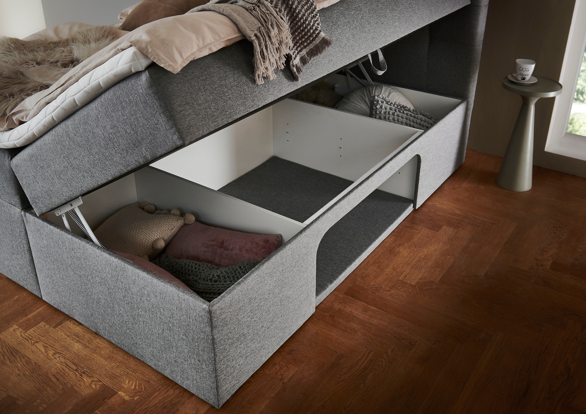 Home affaire Boxbett »Carolin« mit Nische inkl. gepolsterter Unterlage für Haustiere