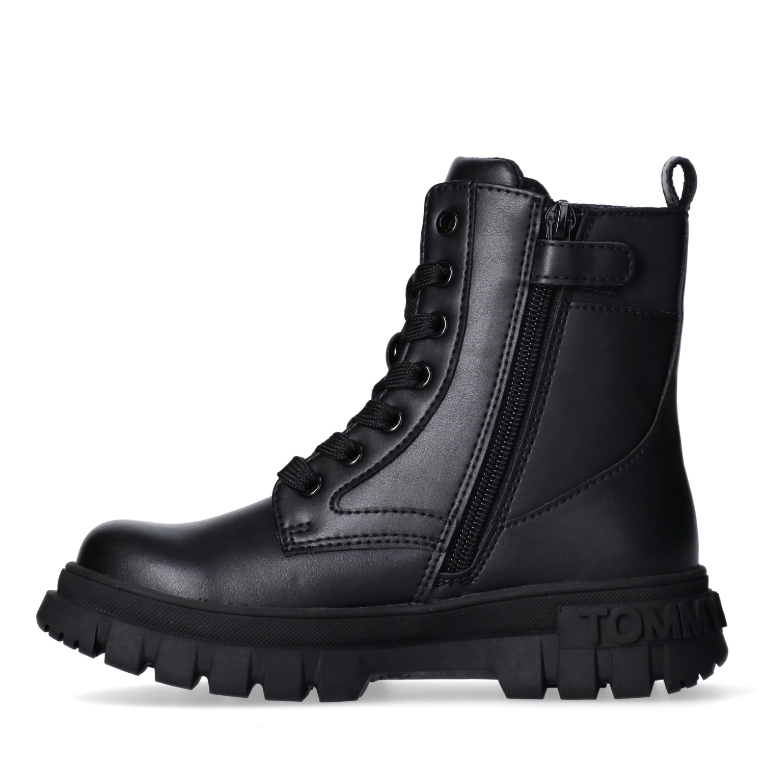 Tommy Hilfiger Schnürboots  Biker Boots, Winterboots mit Blockabsatz