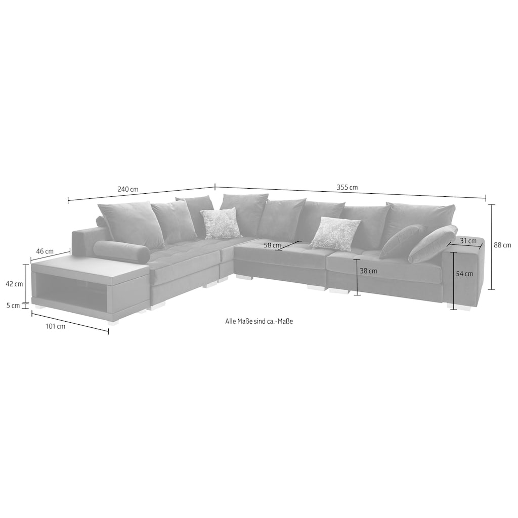 INOSIGN Ecksofa »Vale L-Form«