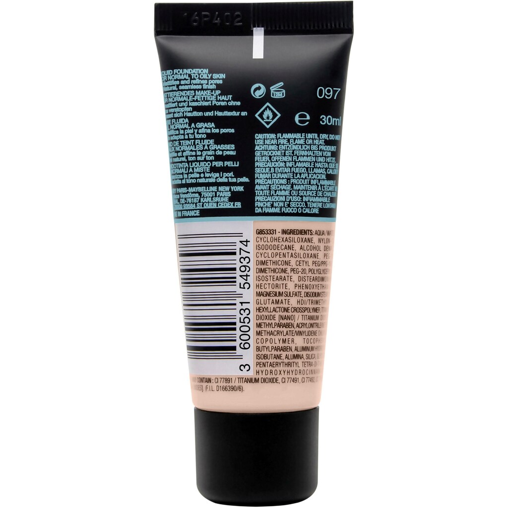 MAYBELLINE NEW YORK Foundation »FIT ME Matt&Poreless«