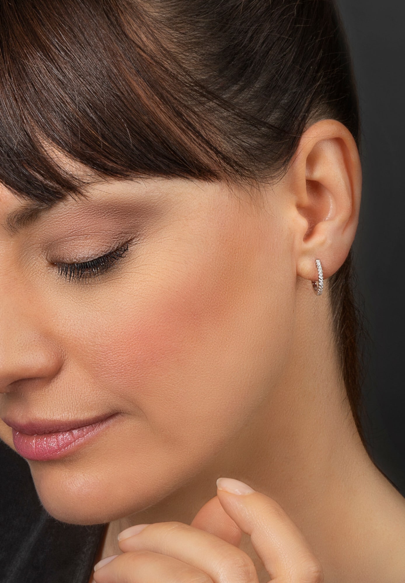 ONE ELEMENT Paar Creolen »Zirkonia Ohrringe   Creolen aus 925 Silber«